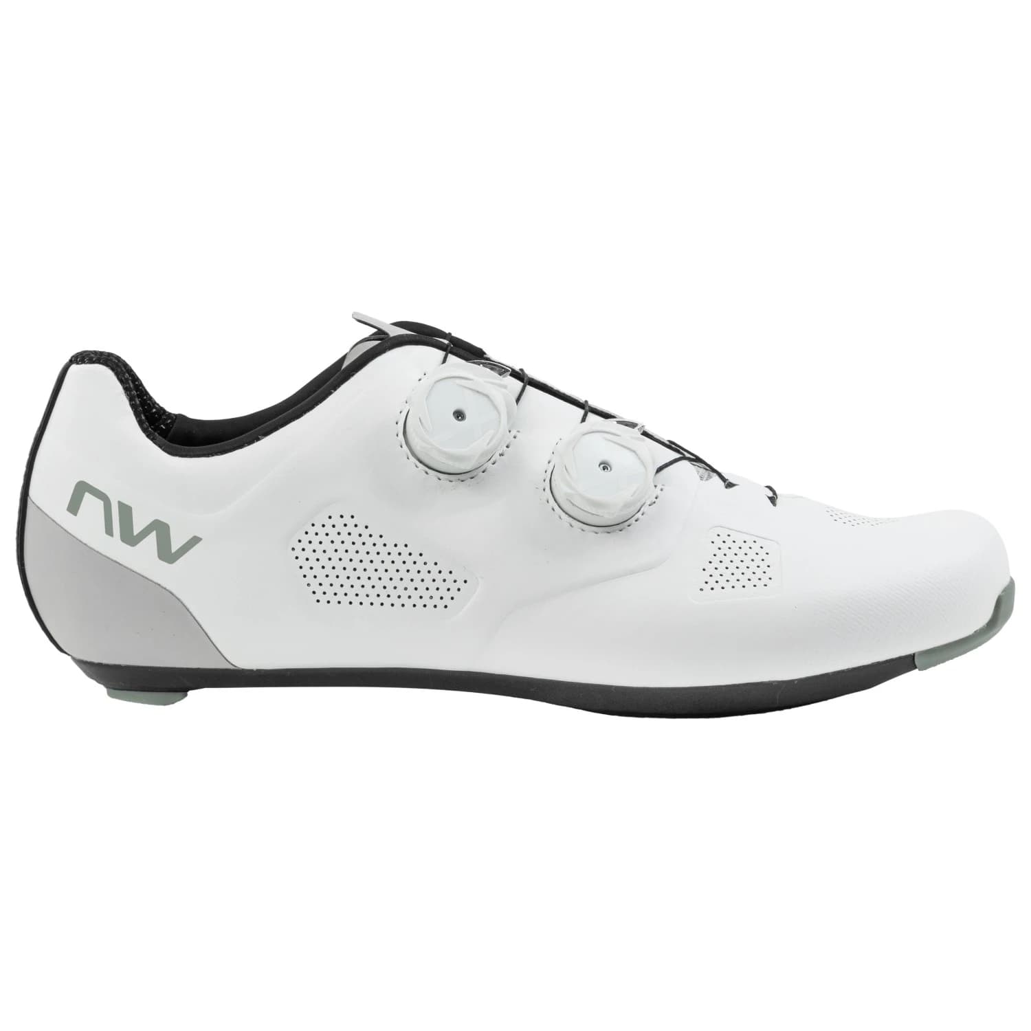 Обувки за шосеен велосипед Northwave Revolution Cycling shoes - White / Light Grey