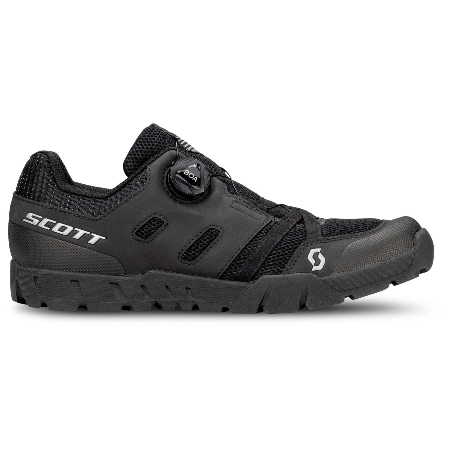 Мъжки обувки за планинско колоездене Scott Sport Crus-r Flat Boa Cycling shoes - Black / Silver