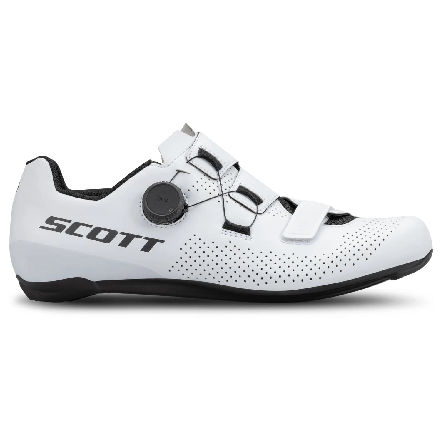 Мъжки обувки за шосеен велосипед Scott Shoe Road Team Boa Cycling shoes - White / Black