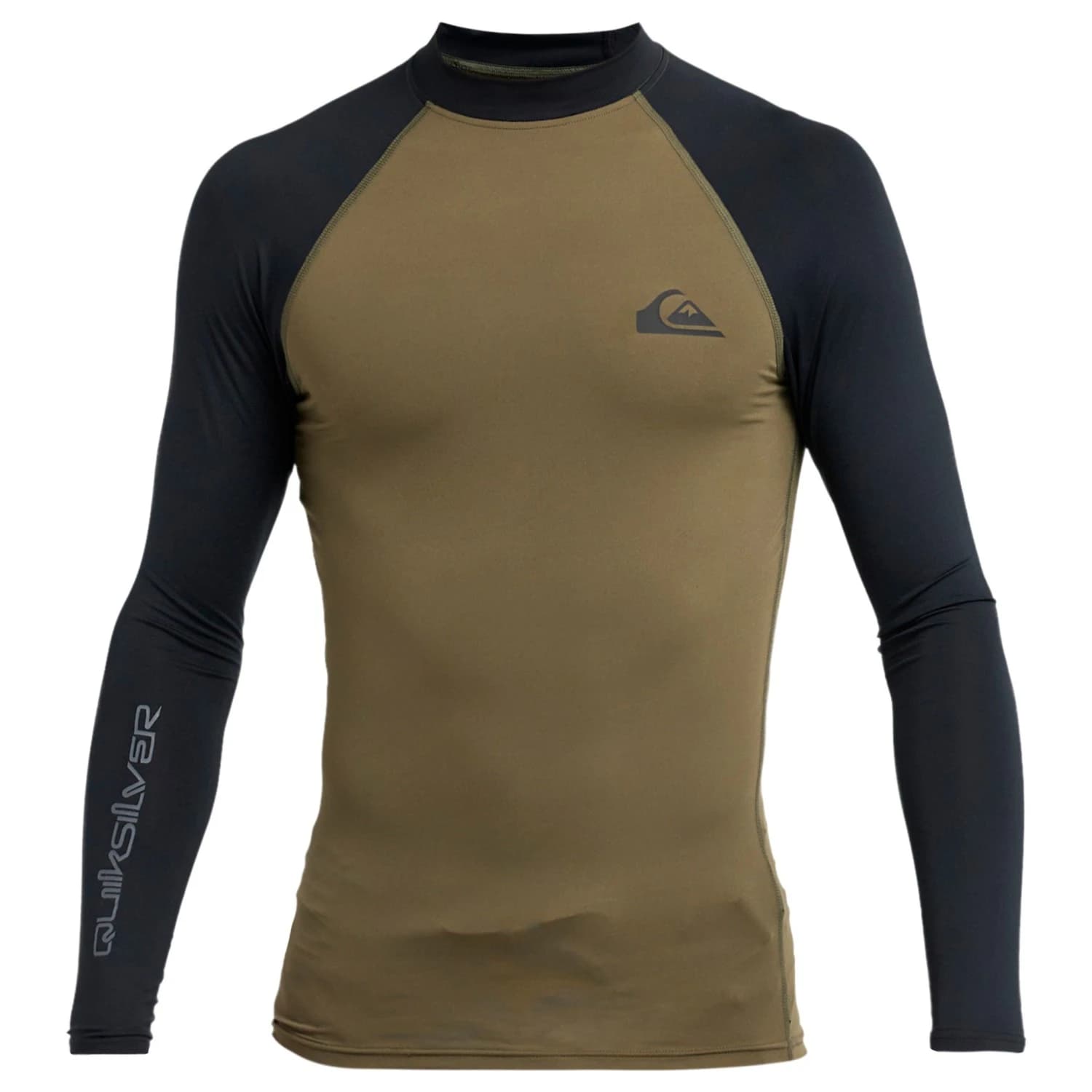 Мъжка плажна тениска от ликра Quiksilver Everyday UPF 50 L/S Lycra - Grape Leaf / Black