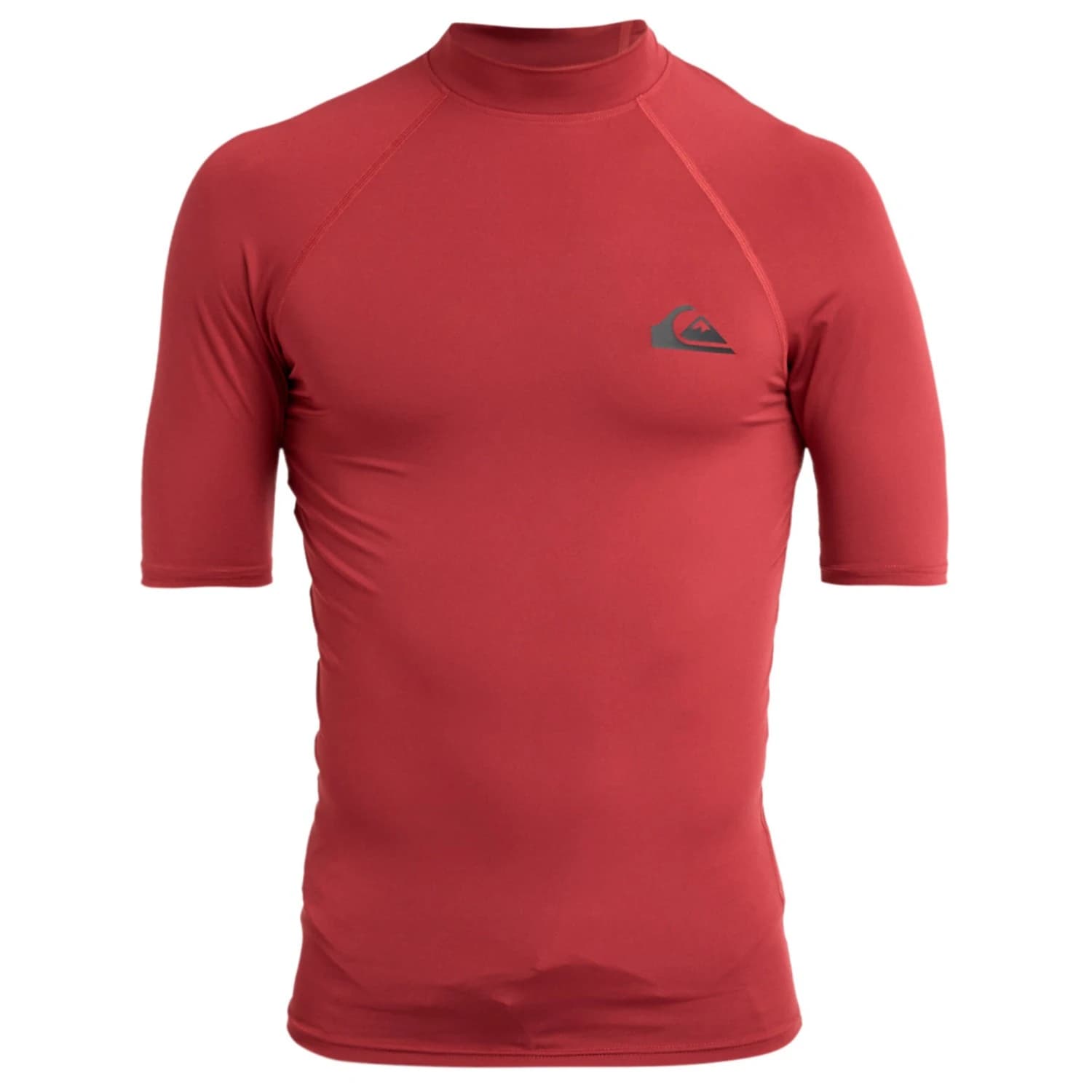 Мъжка плажна тениска от ликра Quiksilver Everyday UPF 50 S/S Lycra - Burnt Russet