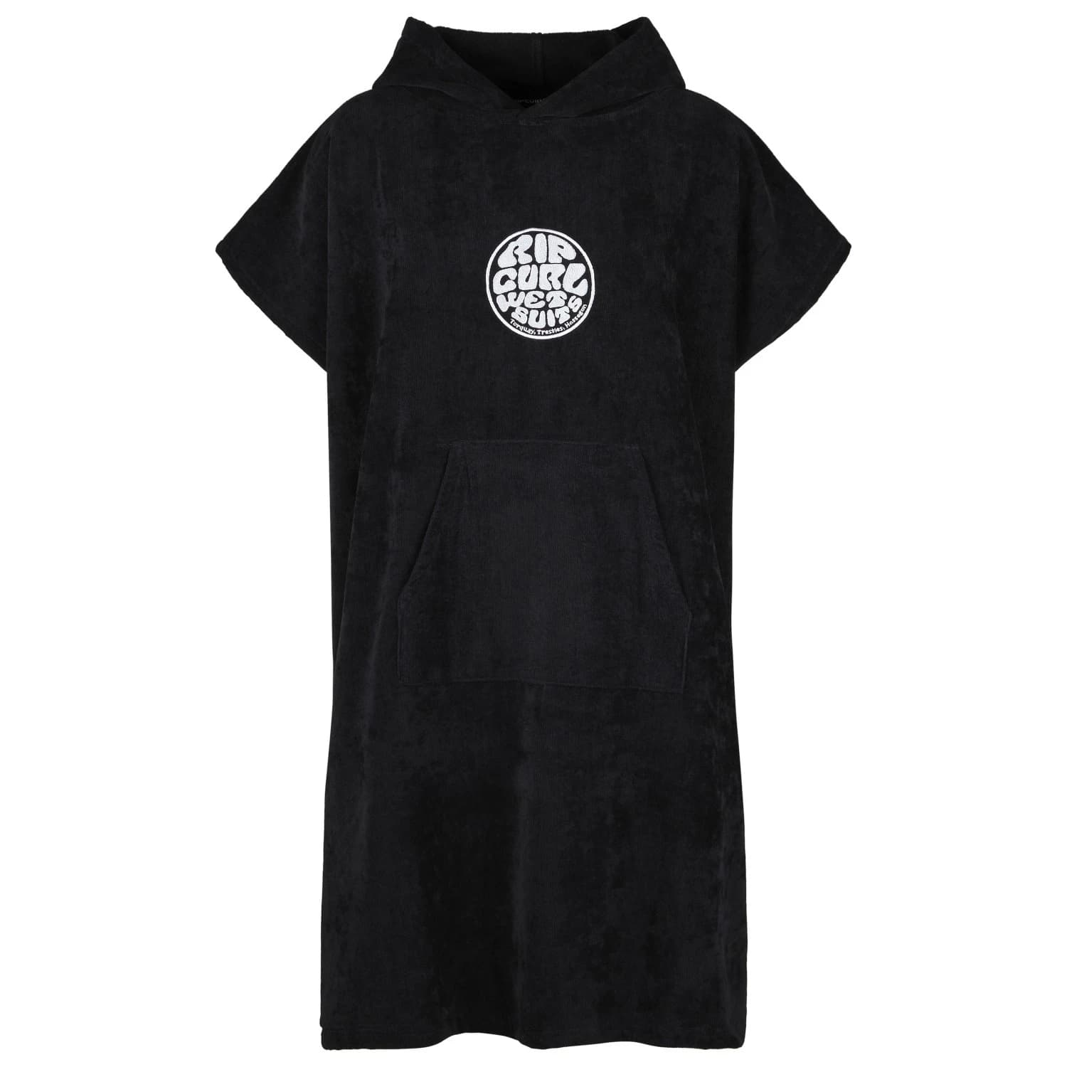 Мъжко пончо за сърф Rip curl Logo Hooded Towel Surf poncho - Black