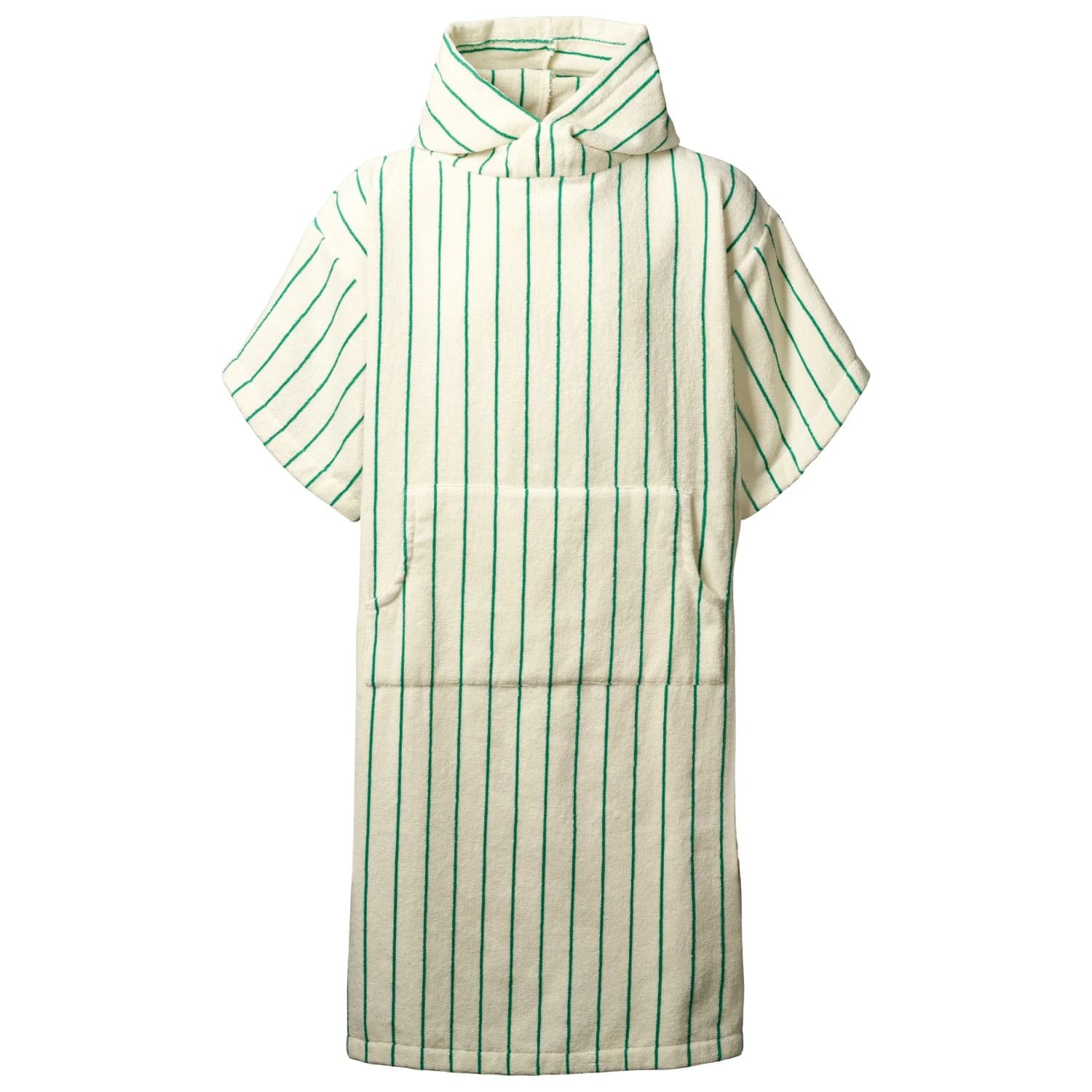 Пончо за сърф Bongusta Naram Poncho Surf poncho - Pure White / Grass