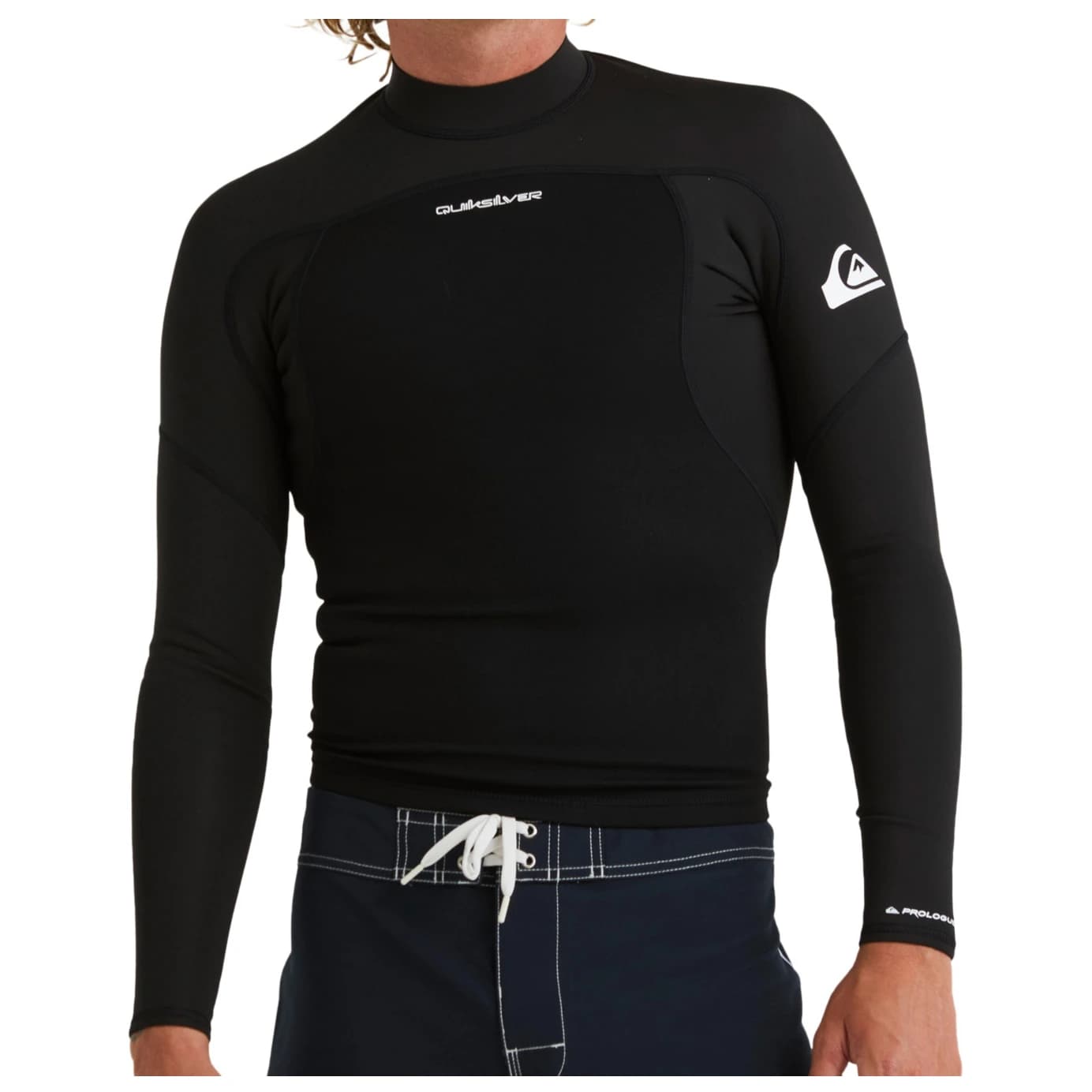Мъжки неопренов костюм Quiksilver Prologue 1mm L/S Jacket Wet suit - Black