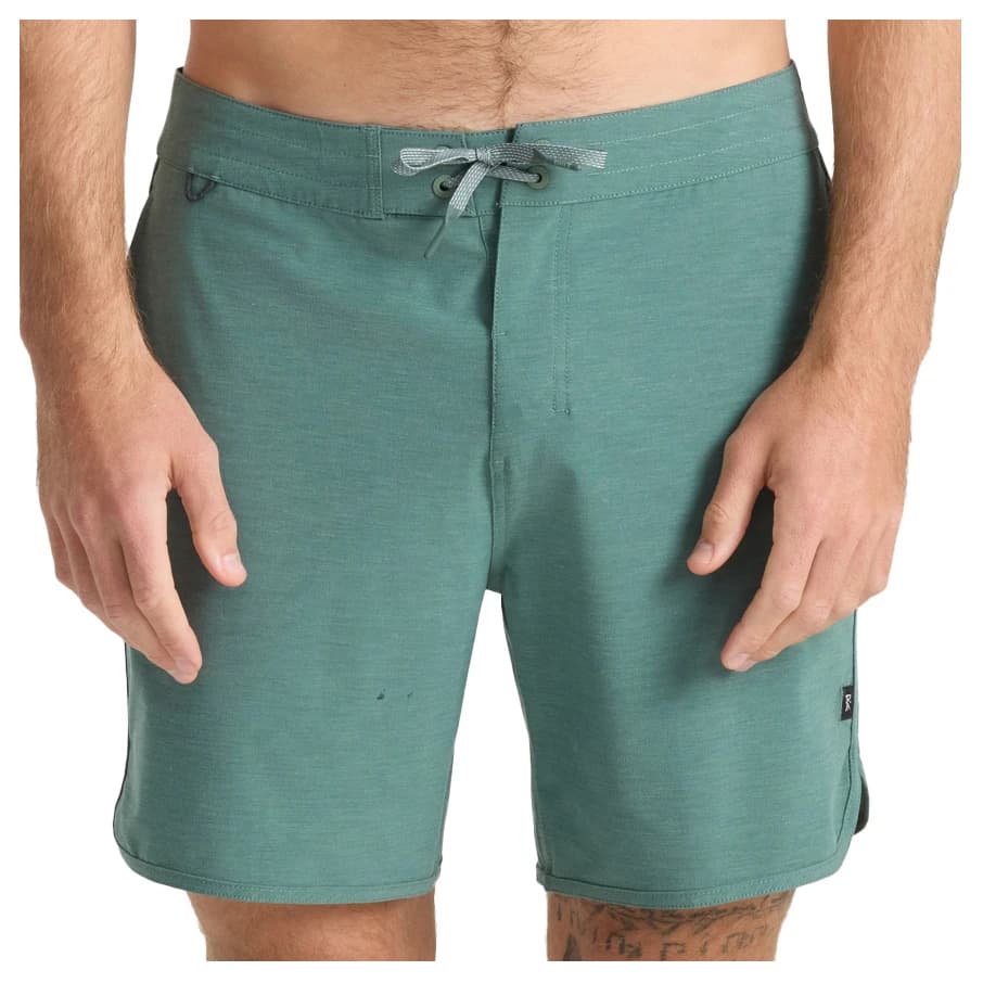 Мъжки бордшорт Roark Chiller Scallop Boardshorts - Slate Green