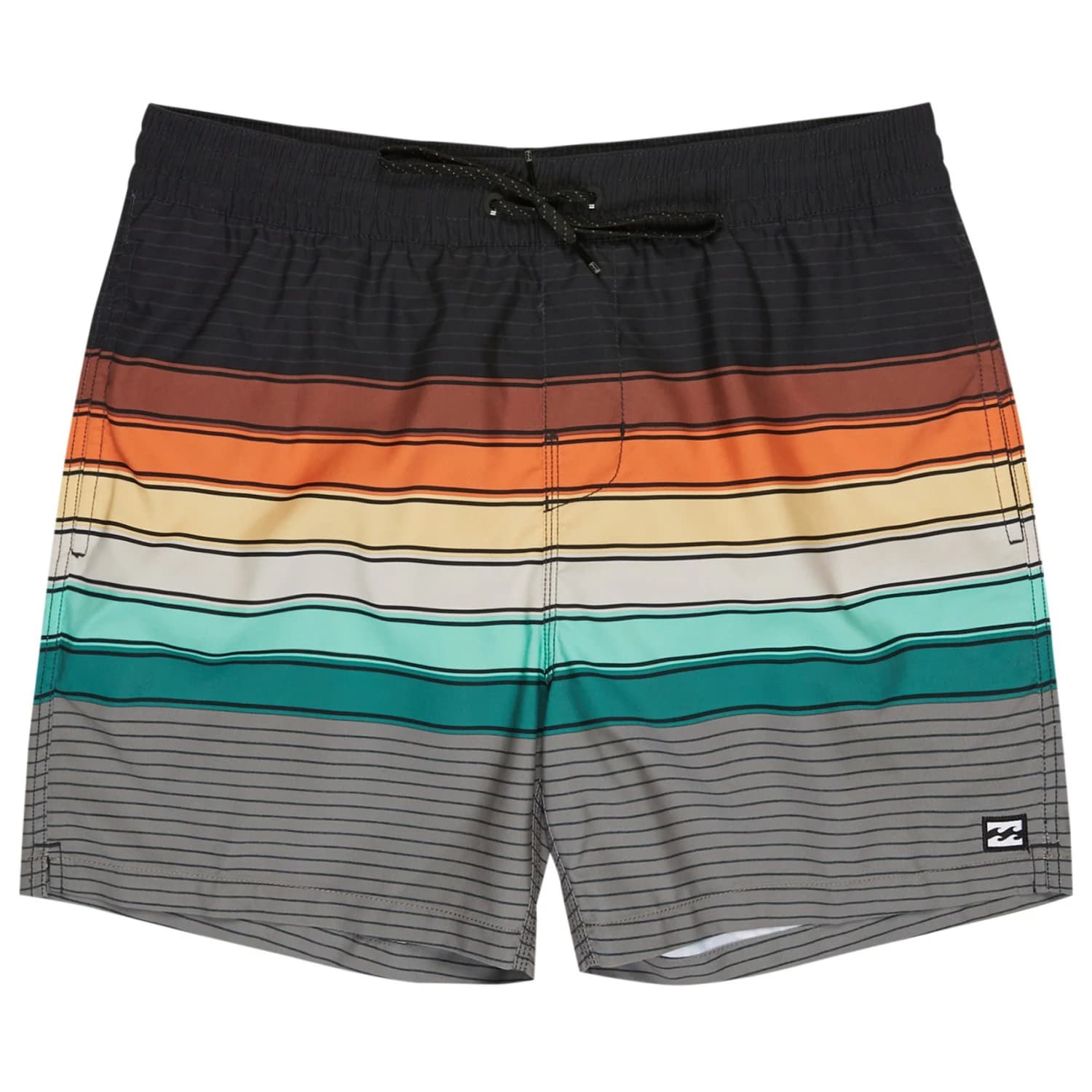 Мъжки бански слипове Billabong All Day Stripe Boardshorts - Black Print