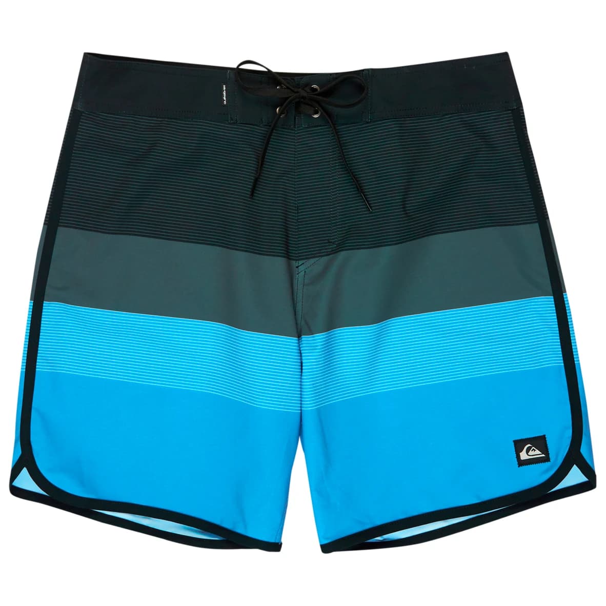 Мъжки бордшорт Quiksilver Surfsilk Scallop 18'' Boardshorts - Black Tijuana