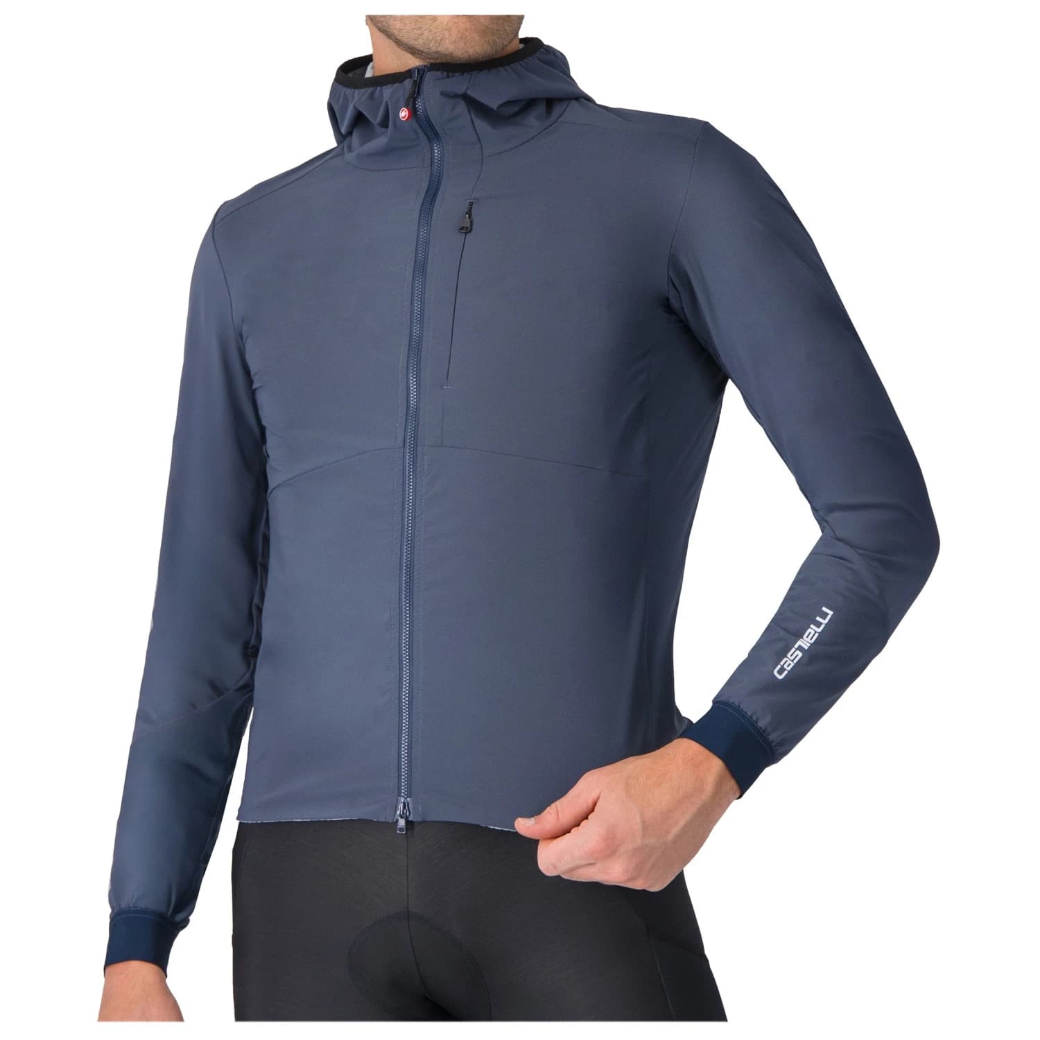 Мъжко ветрозащитно яке за колоездене Castelli Fly Unlimited Jacket Cycling jacket - Dark Steel Blue
