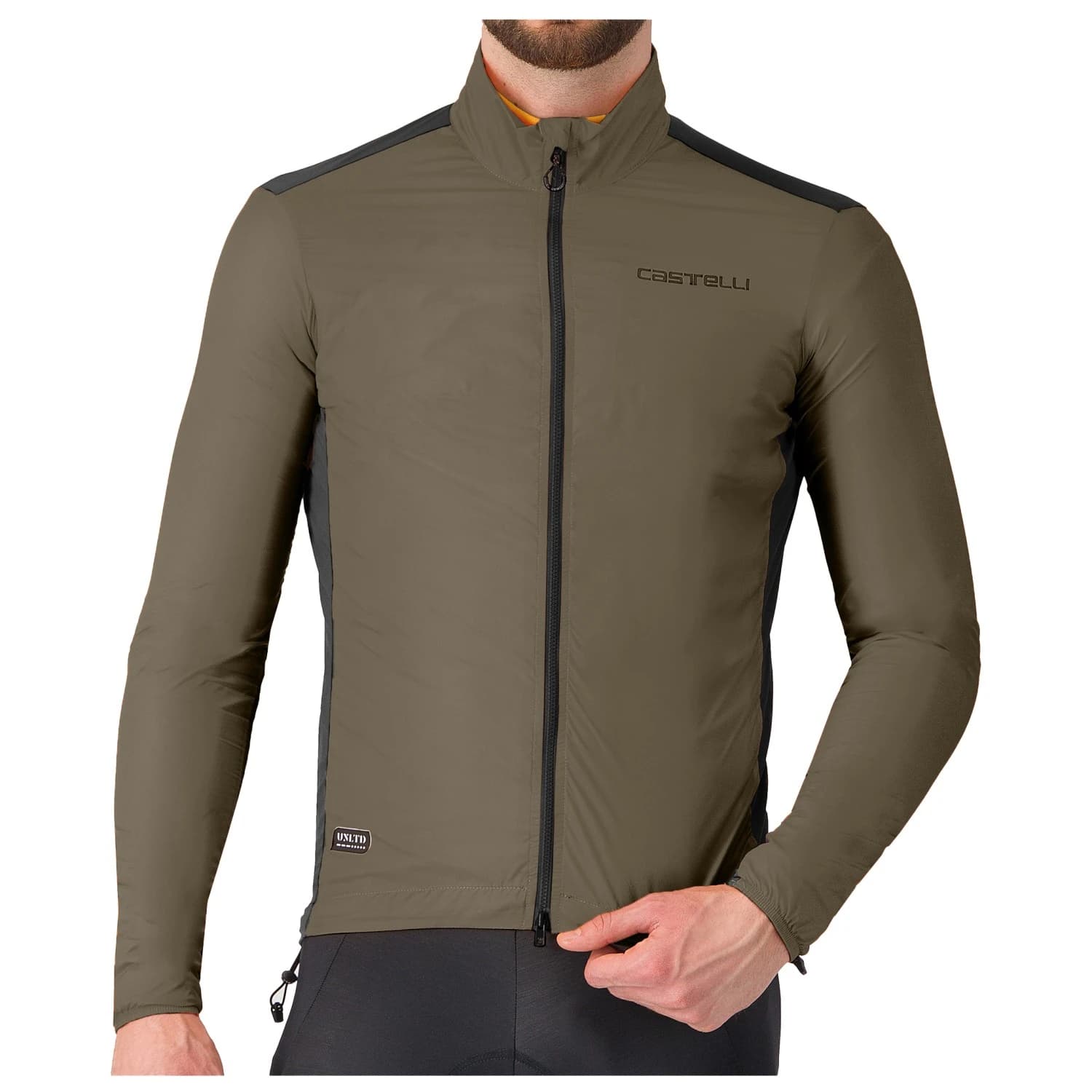 Мъжко ветрозащитно яке за колоездене Castelli Unlimited Trail Jacket Cycling jacket - Beetle / Dark Grey