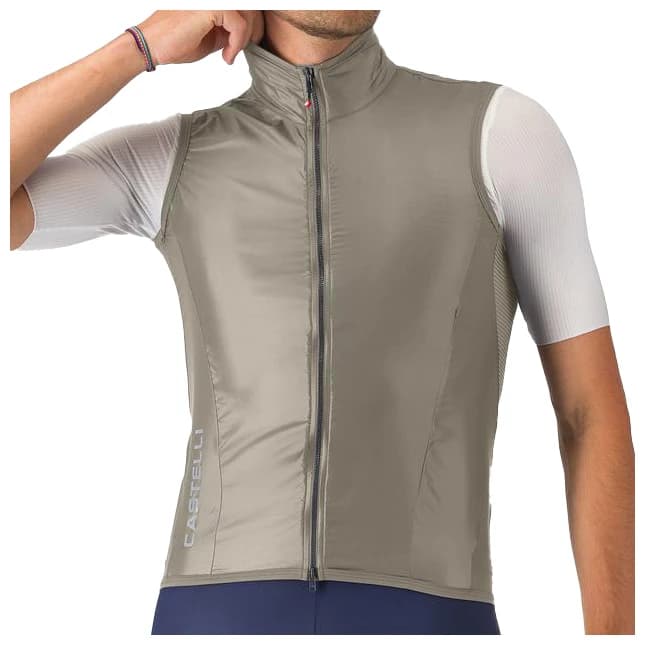 Мъжки елек за колоездене Castelli Aria 2 Vest Cycling vest - Clay