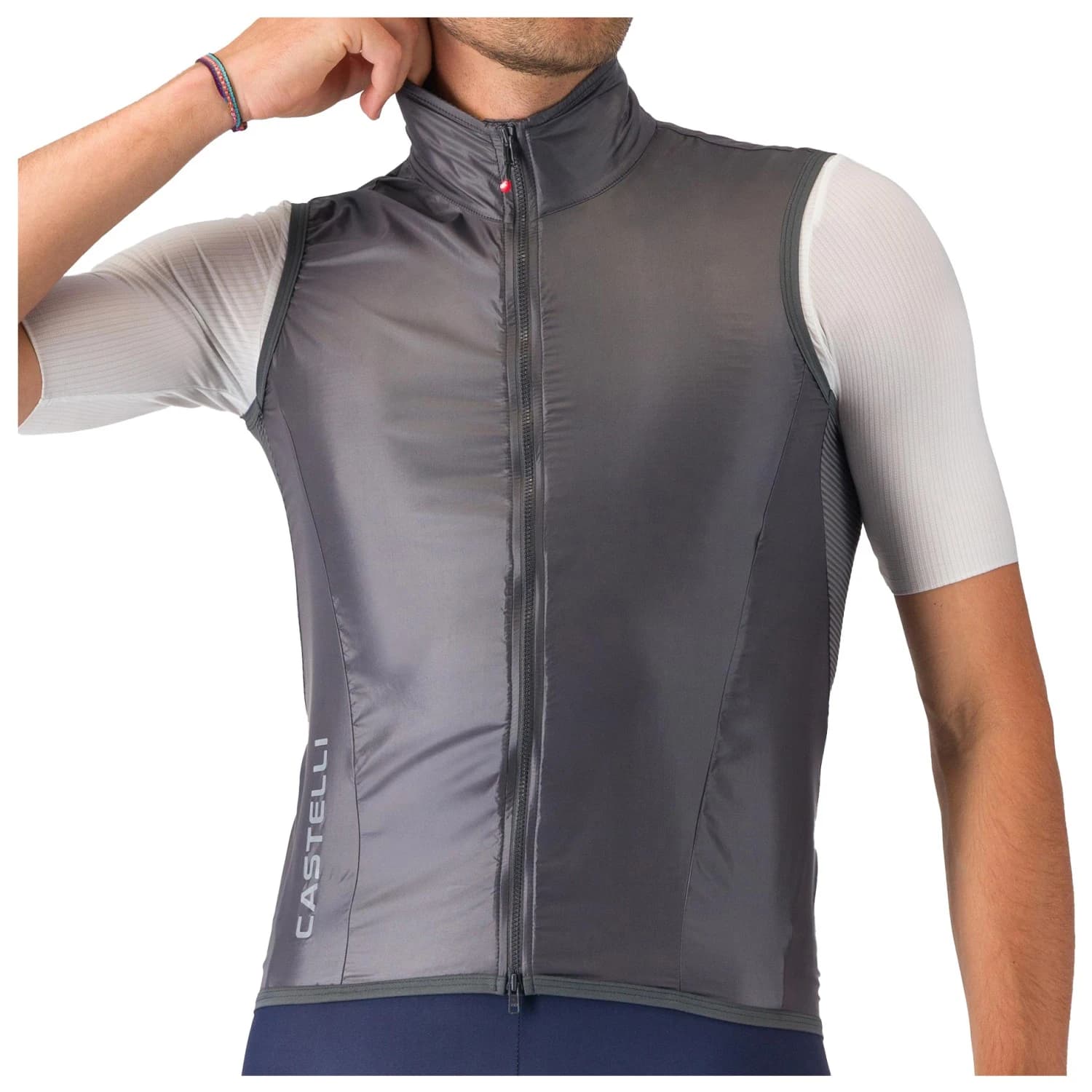 Мъжки елек за колоездене Castelli Aria 2 Vest Cycling vest - Dark Gray