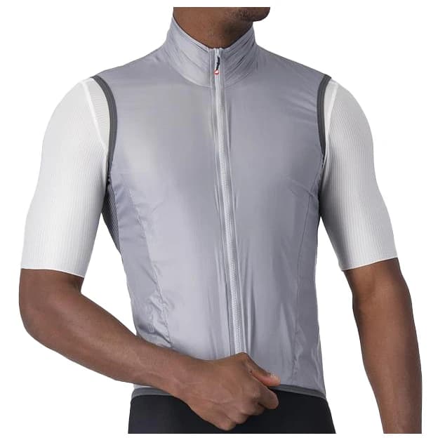 Мъжки елек за колоездене Castelli Aria 2 Vest Cycling vest - Silver Gray / Dark Gray