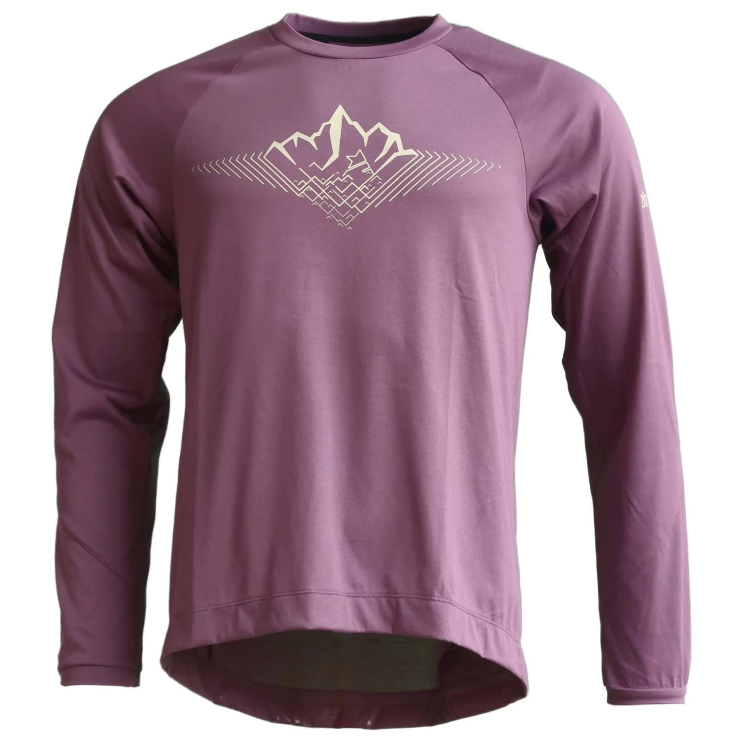 Мъжка фланелка с дълъг ръкав за колоездене Zimtstern Pureflowz Shirt L/S Cycling jersey - Berry / Berry