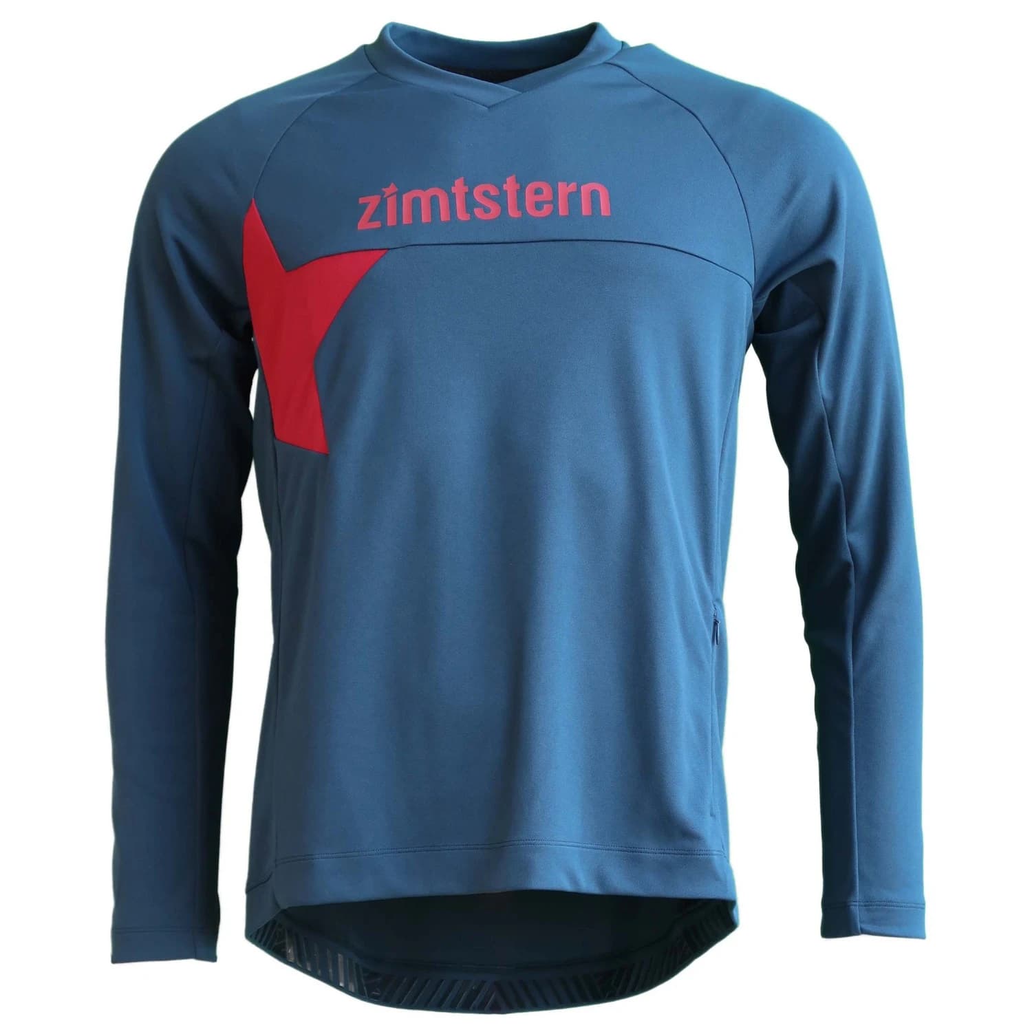 Мъжка фланелка с дълъг ръкав за колоездене Zimtstern Bulletz Shirt L/S Cycling jersey - French Navy / French Navy