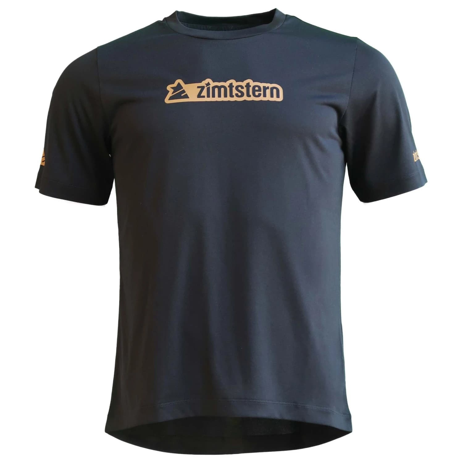 Мъжка фланелка с къс ръкав за колоездене Zimtstern Corez MTB Shirt S/S Cycling jersey - Pirate Black