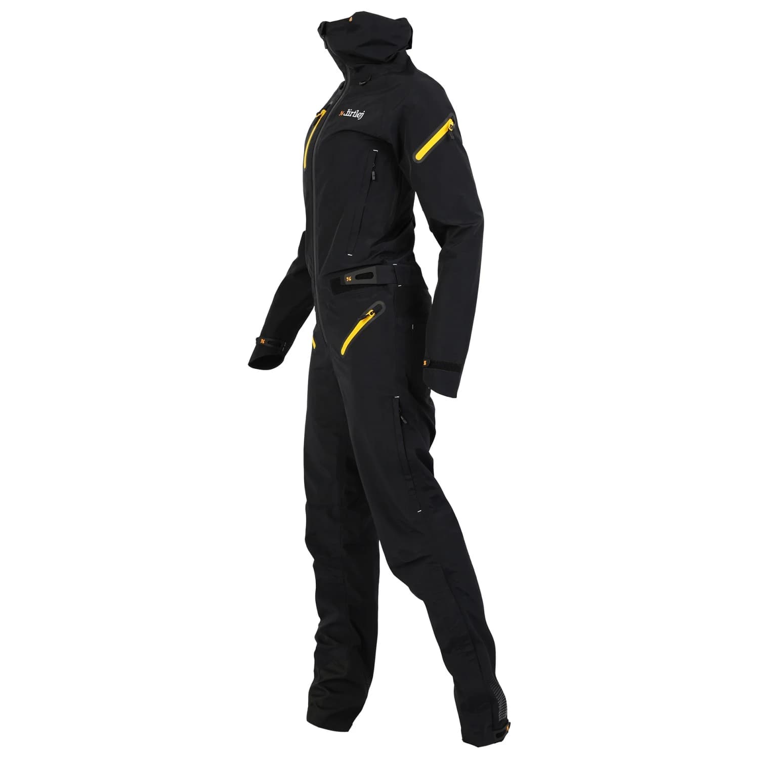 Дамски скин за колоездене dirtlej Women's Dirtsuit Core Edition Cycling skinsuit - Black / Honey