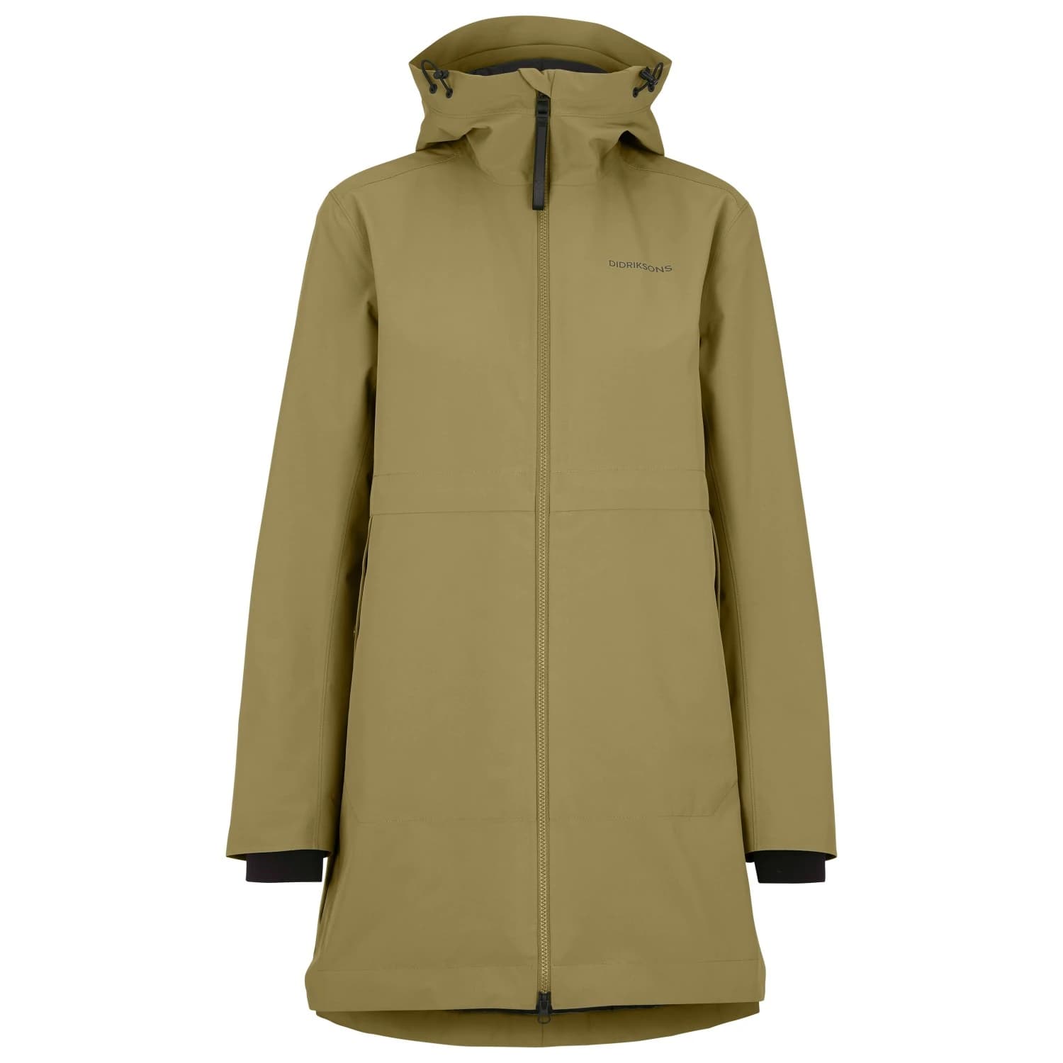 Дамско палто Didriksons Women's Elena Parka Coat - Olive Green