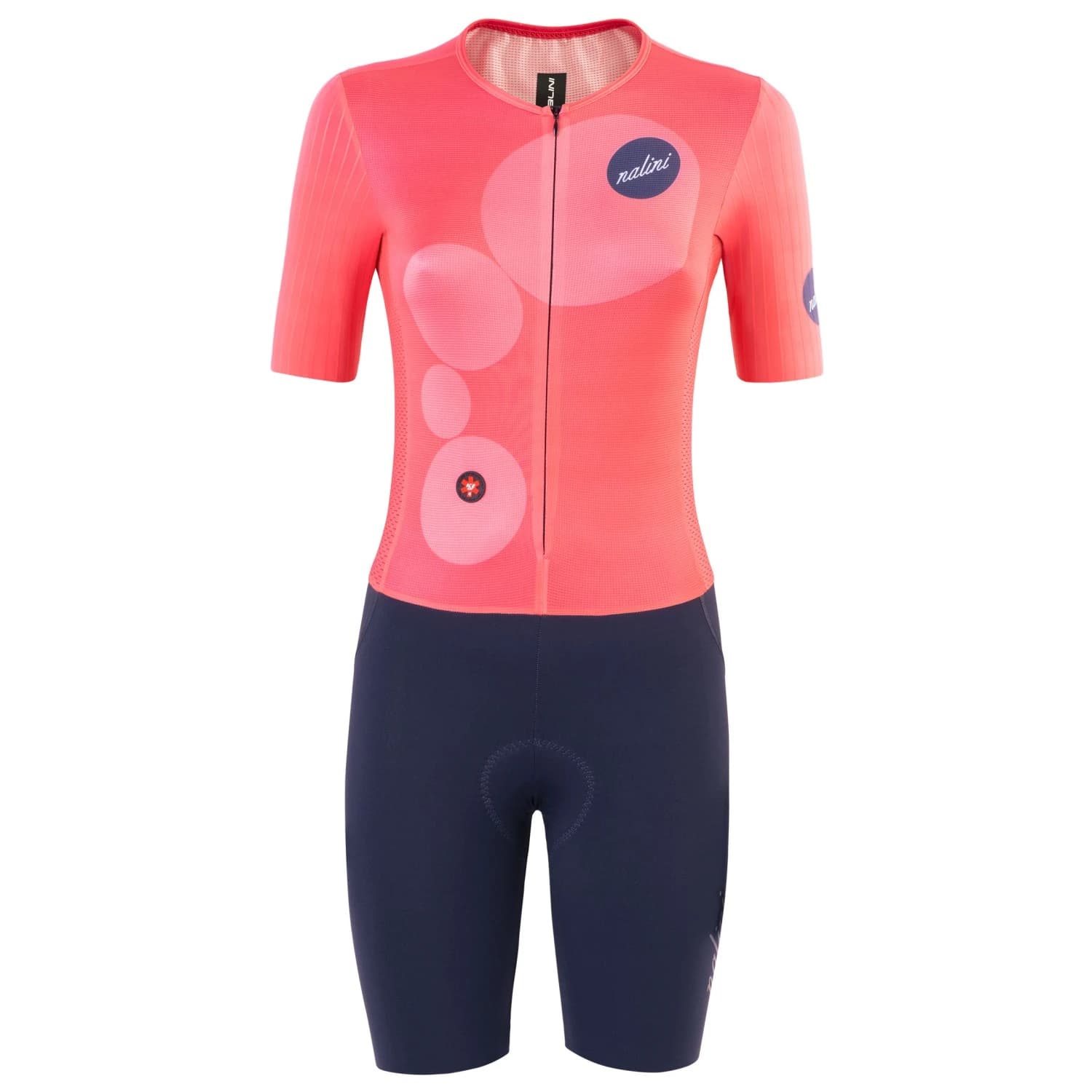 Дамски скин за колоездене Nalini Women's Skinfluid Suit Cycling skinsuit - Blue / Pink