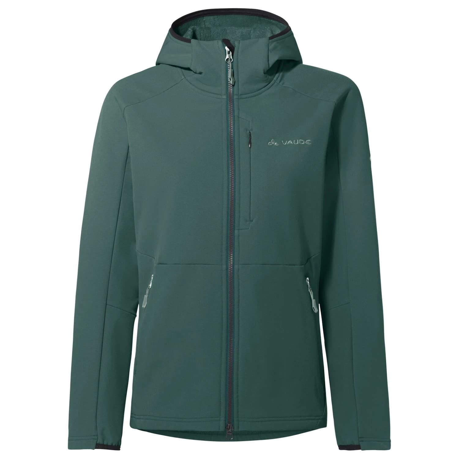 Дамско софтшел яке Vaude Women's Elope Stormfleece Hoody Softshell jacket - Deep Pond