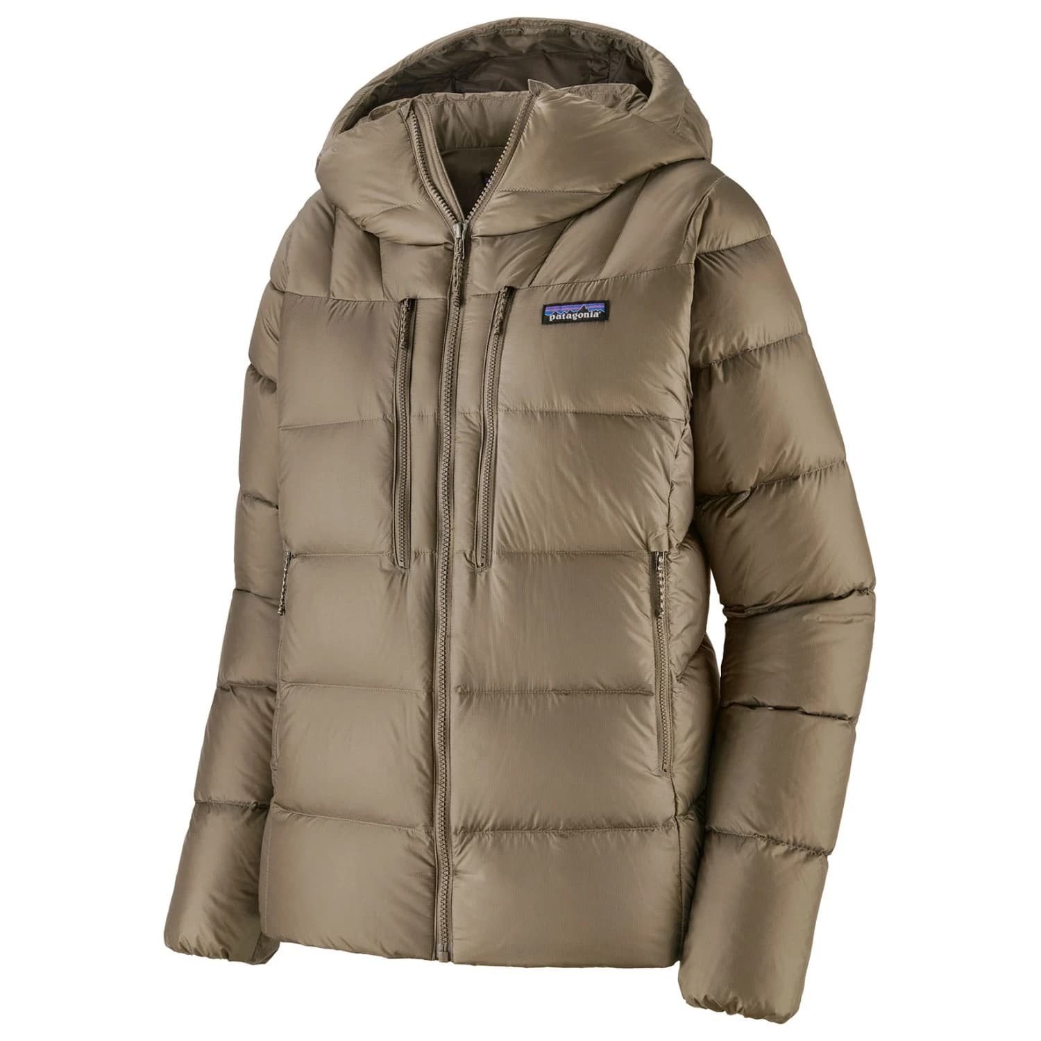 Дамско пухено яке Patagonia Women's Fitz Roy Down Hoody Down jacket - Wing Grey