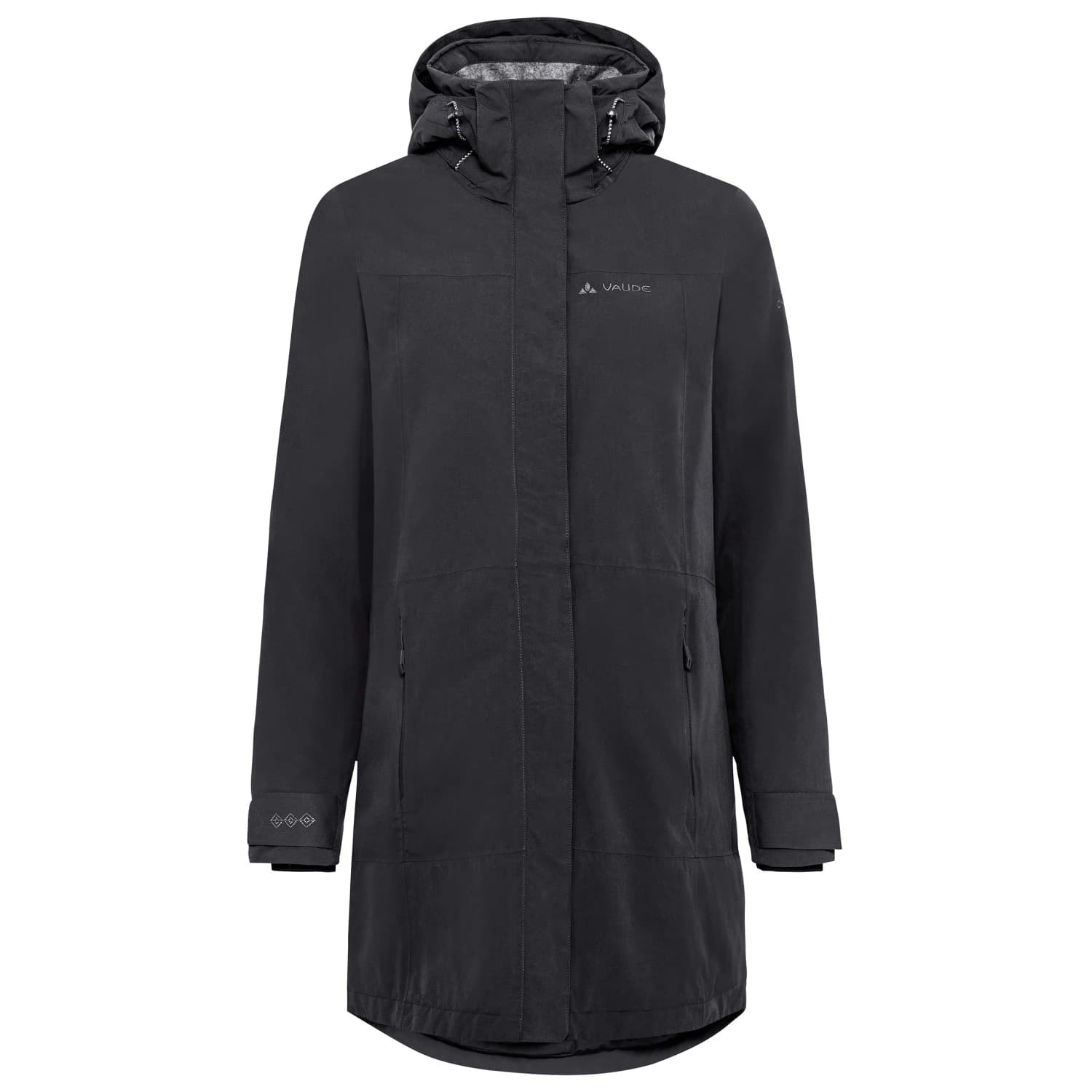 Дамско яке парка Vaude Women's Skomer Wool Parka II Parka - Black