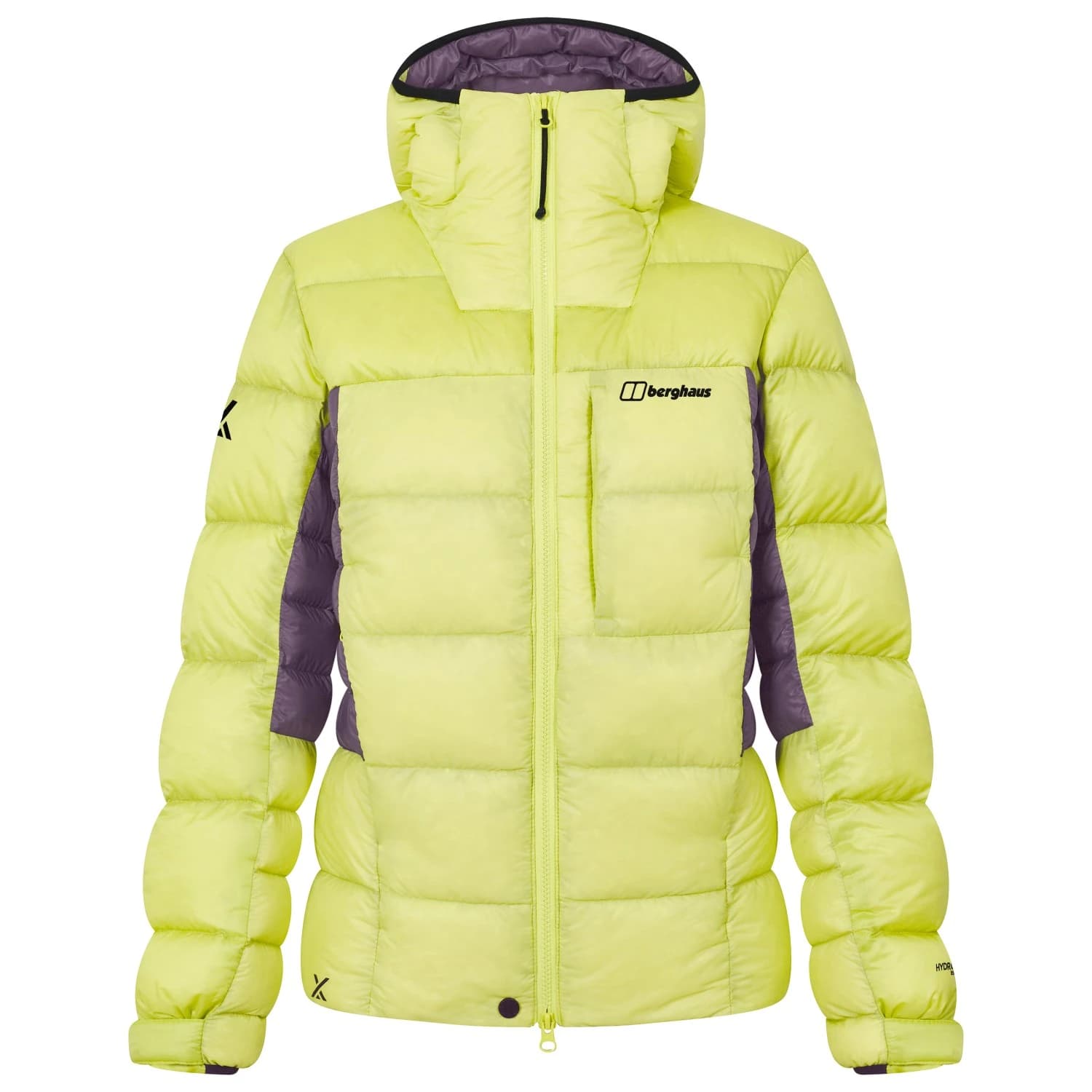 Дамско пухено яке Berghaus Women's MTN Arete Ultra Down Hoody Down jacket - Spark / Purple Planet