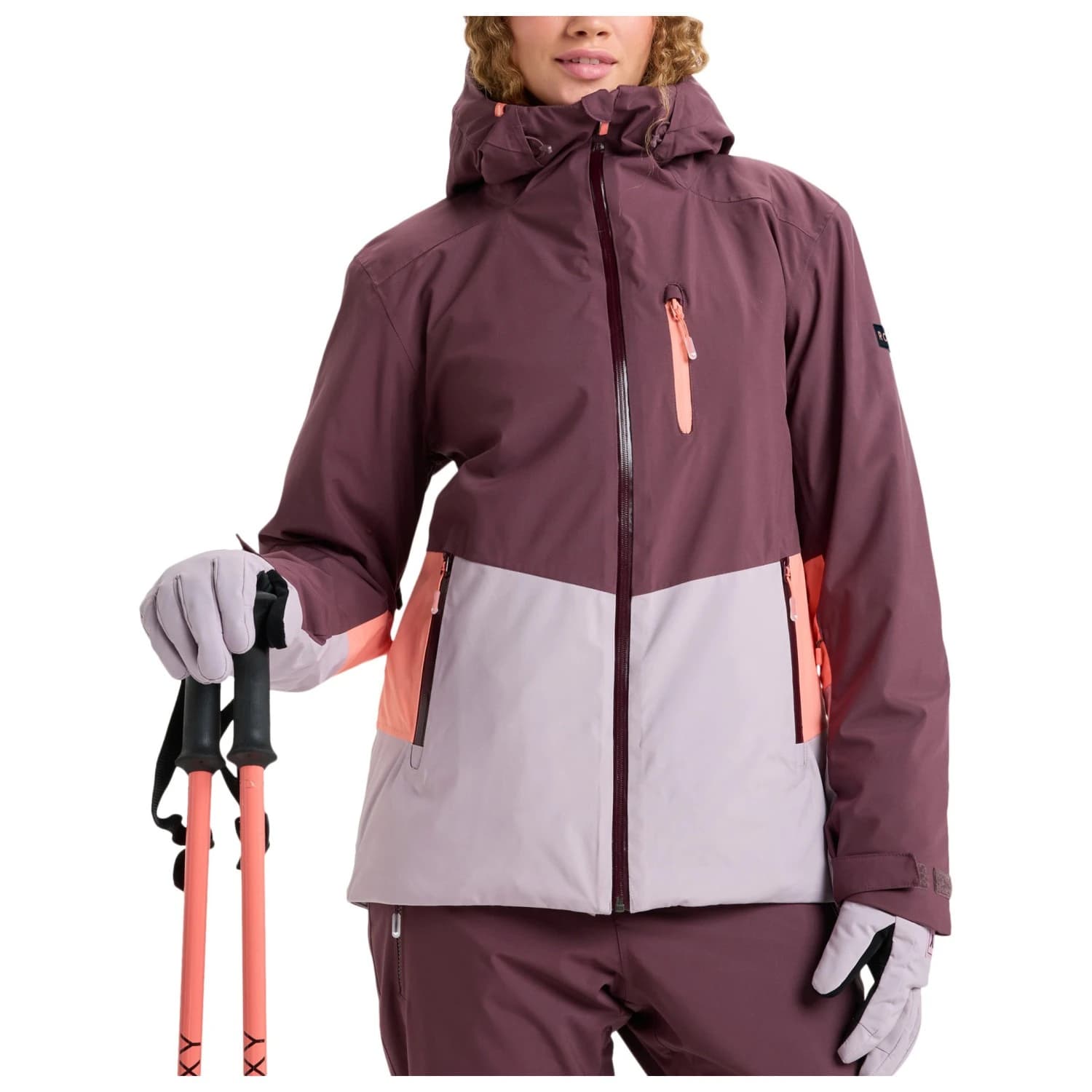Дамско ски яке Roxy Women's Stormdash Ski jacket - Huckleberry