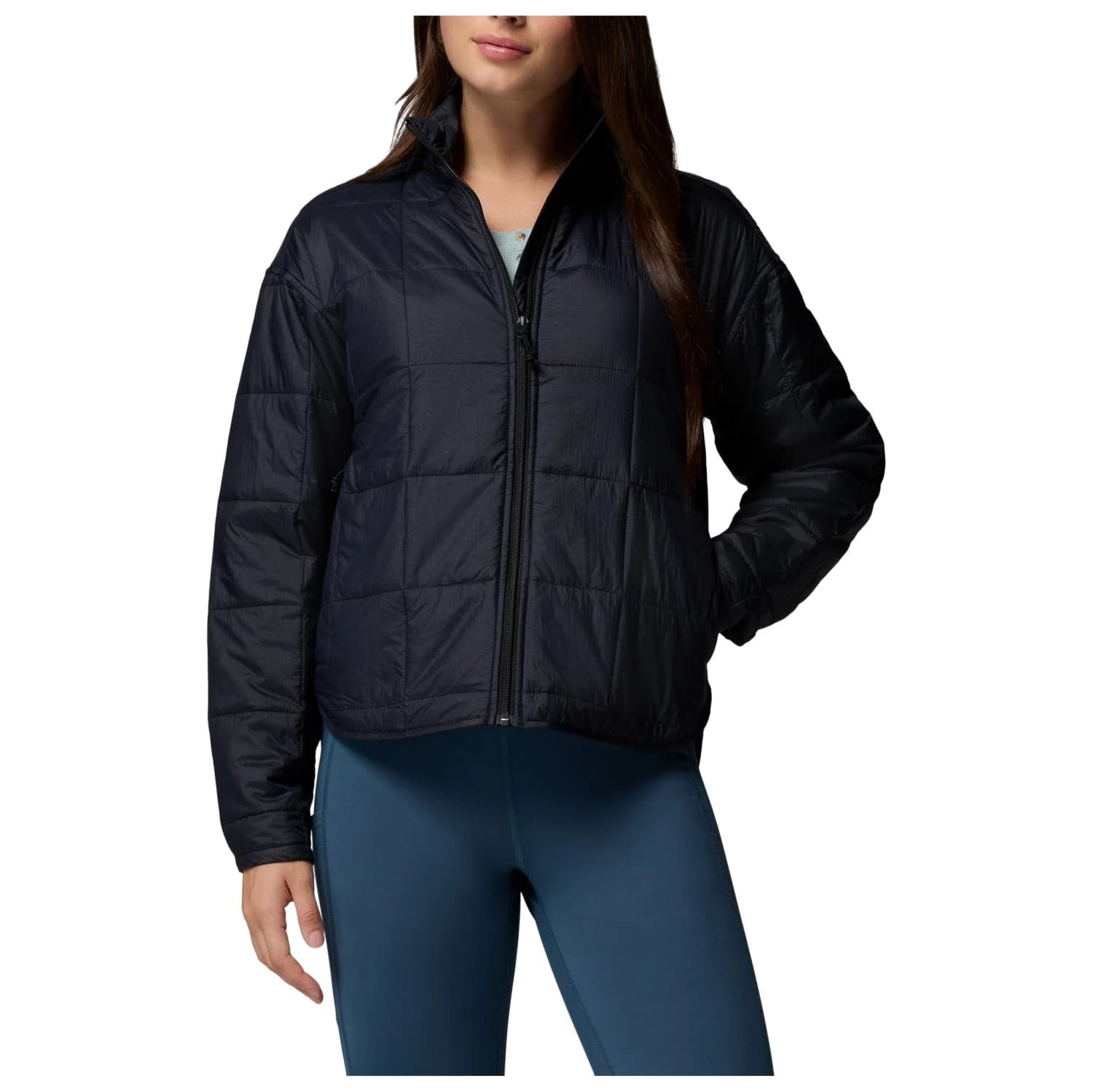 Дамско синтетично яке Columbia Women's Sienna Hill Quilted Jacket Synthetic jacket - Black
