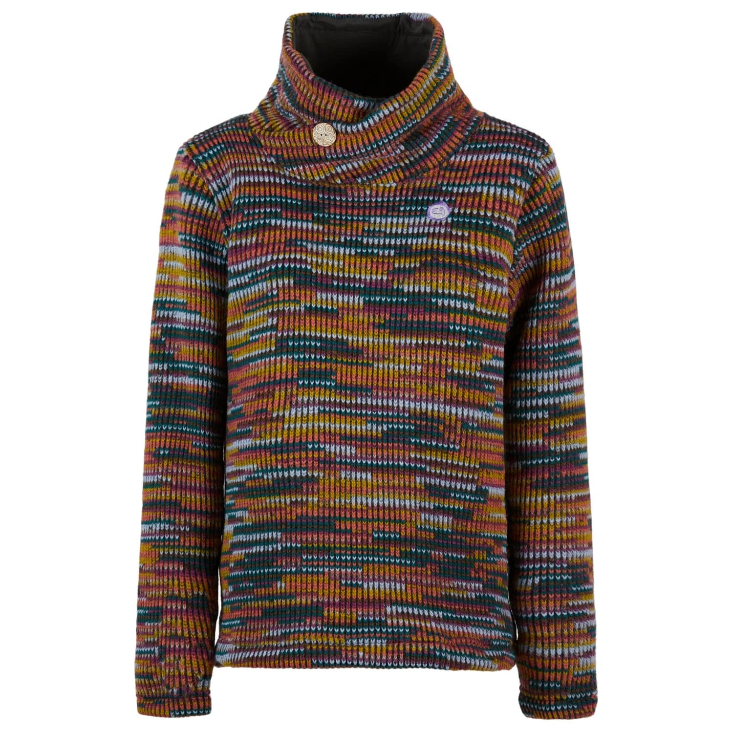 Дамски вълнен пуловер E9 Women's Ines 2.2 Wool jumper - Salmon