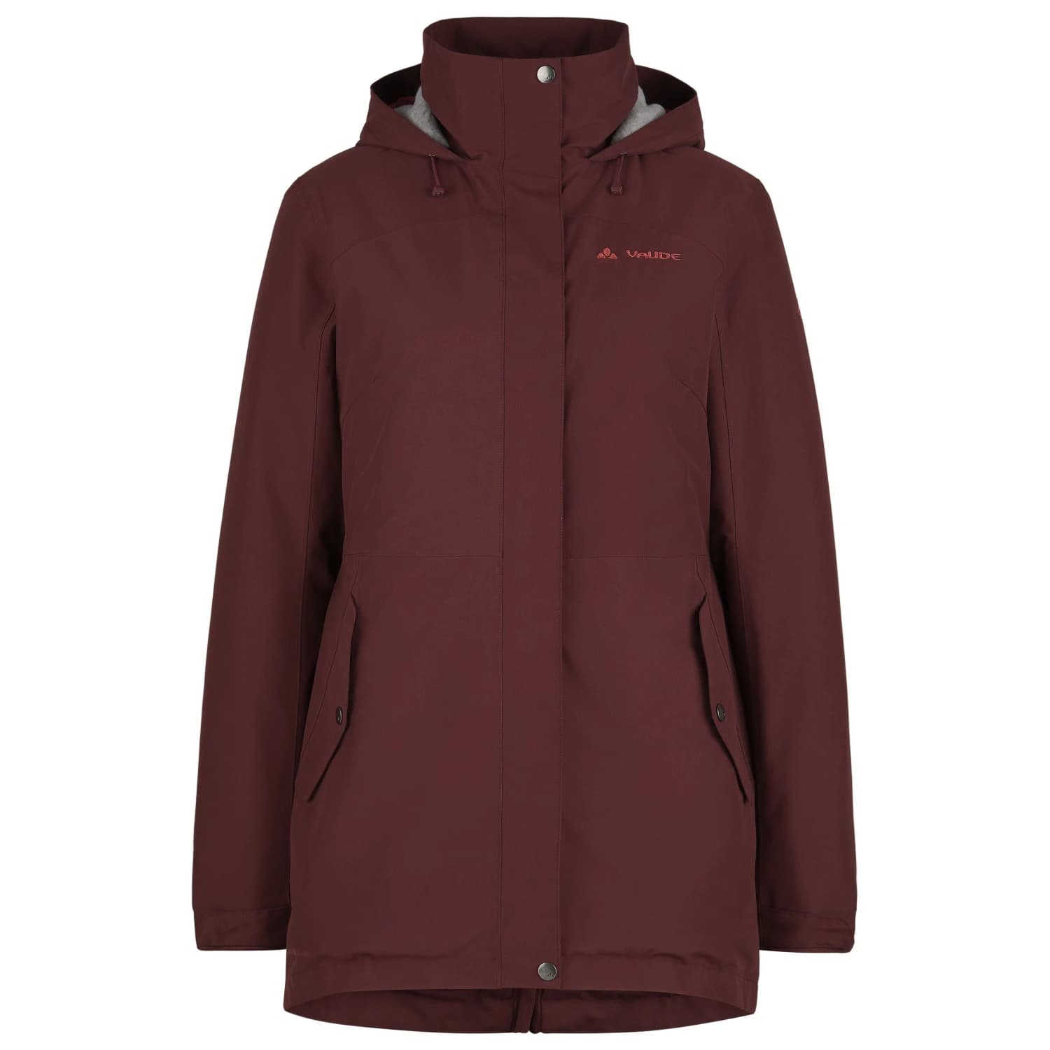 Дамско яке парка Vaude Women's Pellice Wool Parka - Dark Oak