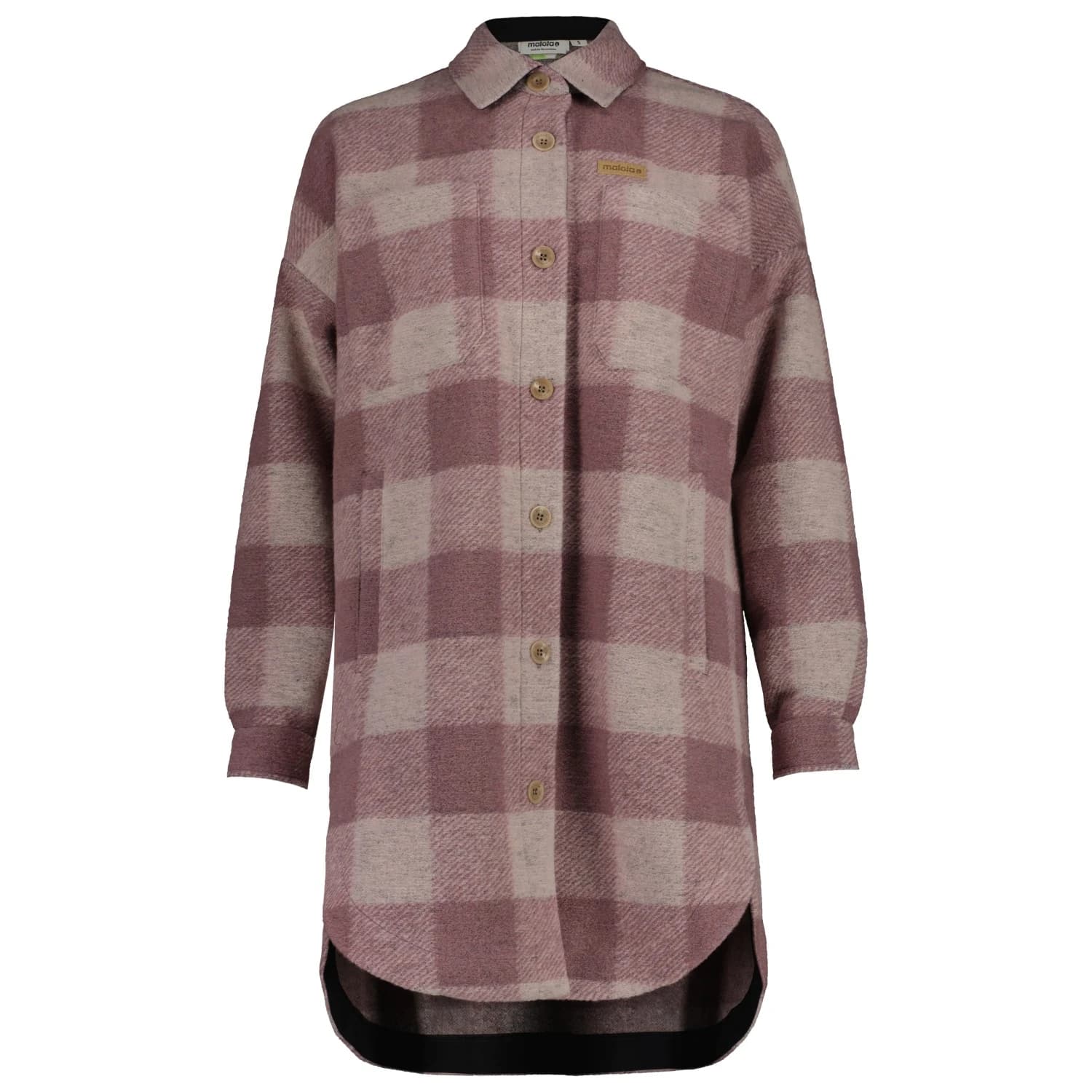 Дамско вълнено яке Maloja Women's HalapM. Wool jacket - Shaded Purple Check