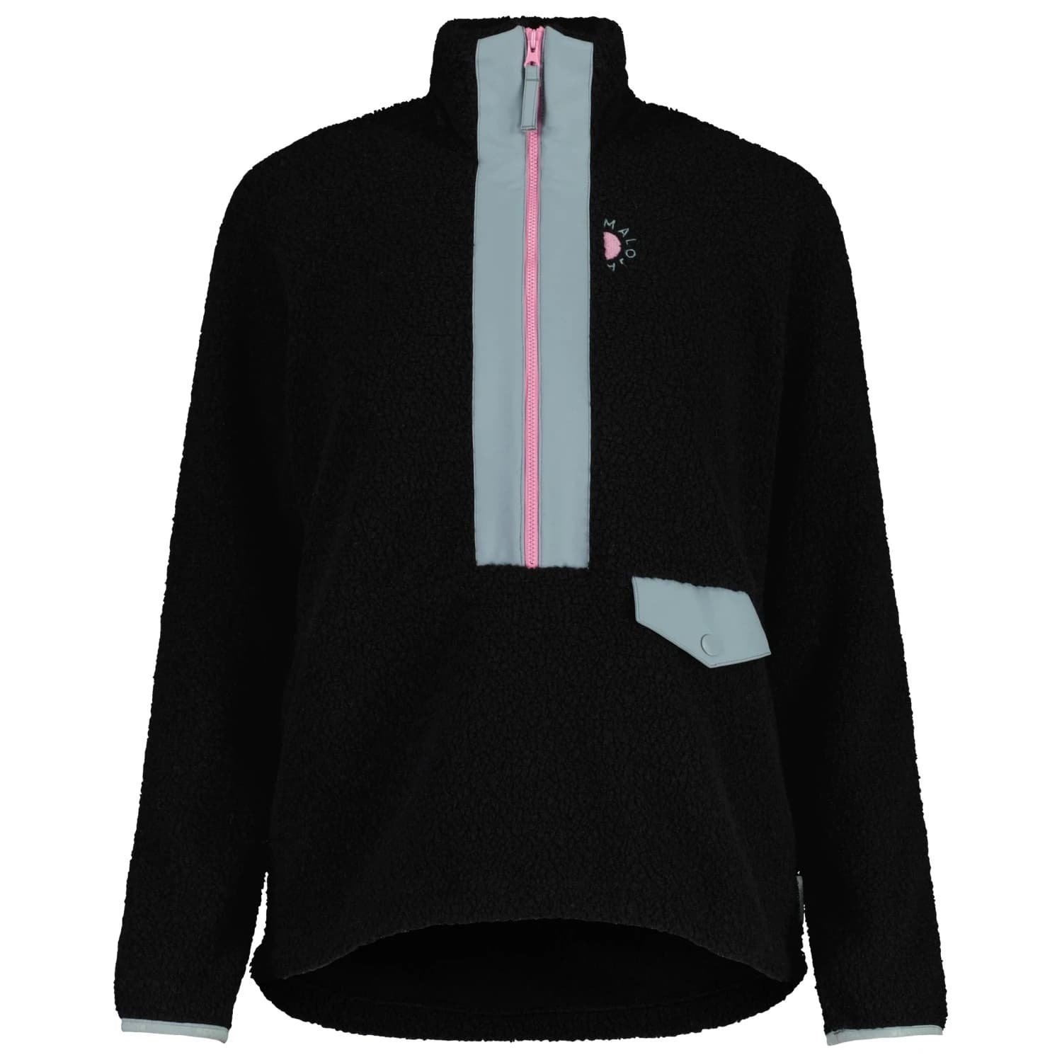 Дамски поларен пуловер Maloja Women's LochbergM. Fleece jumper - Deep Black