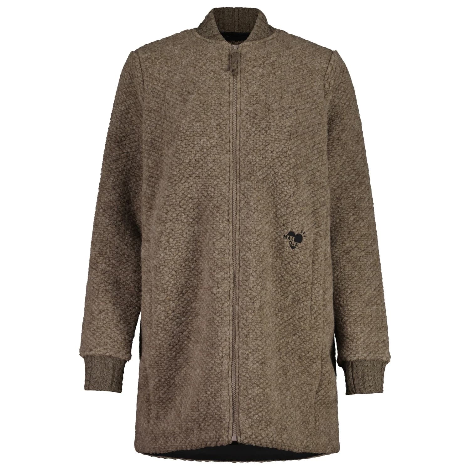 Дамско вълнено яке Maloja Women's VardenM. Wool jacket - Dark Gravel