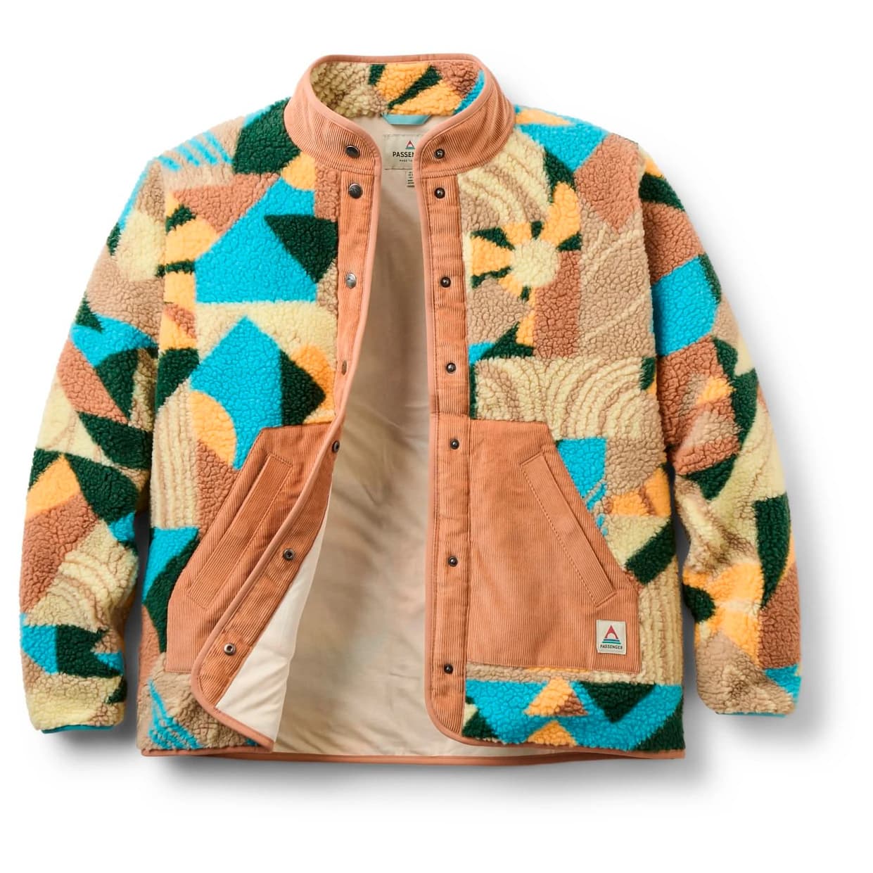 Дамско поларено яке Passenger Women's Clover 3.0 Recycled Sherpa Fleece Fleece jacket - Sun Patch Simply Taupe