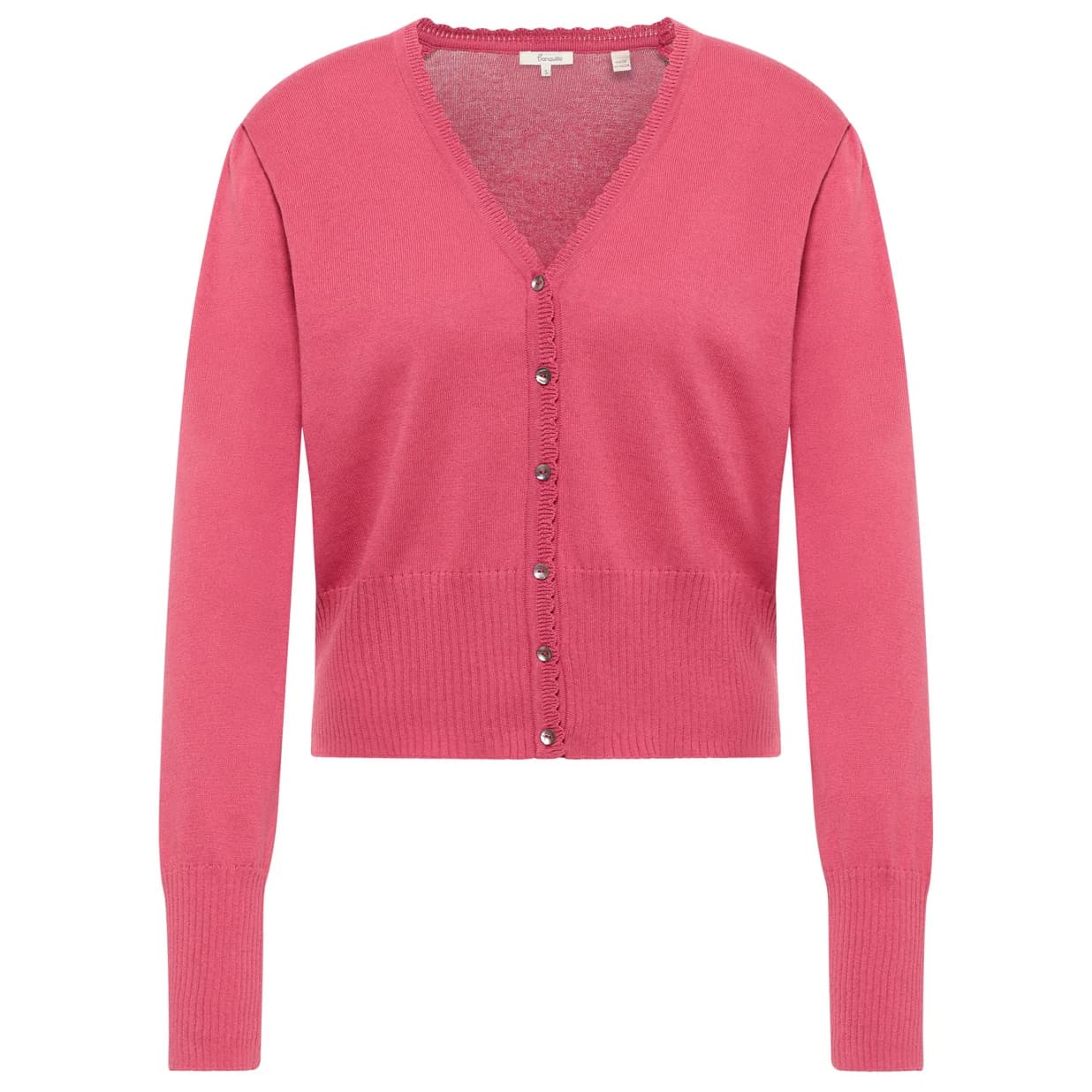 Дамско вълнено яке Tranquillo Women's Strickjacke Linaa Cardigan - Holly Berry