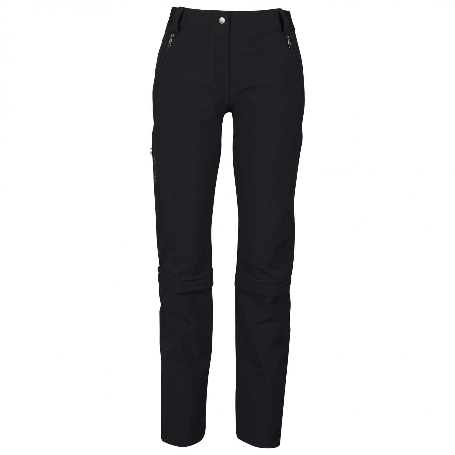 Дамски панталон със свалящи крачоли Vaude Women's Farley Stretch Capri T-Zip Pants III Zip-off trousers - Black