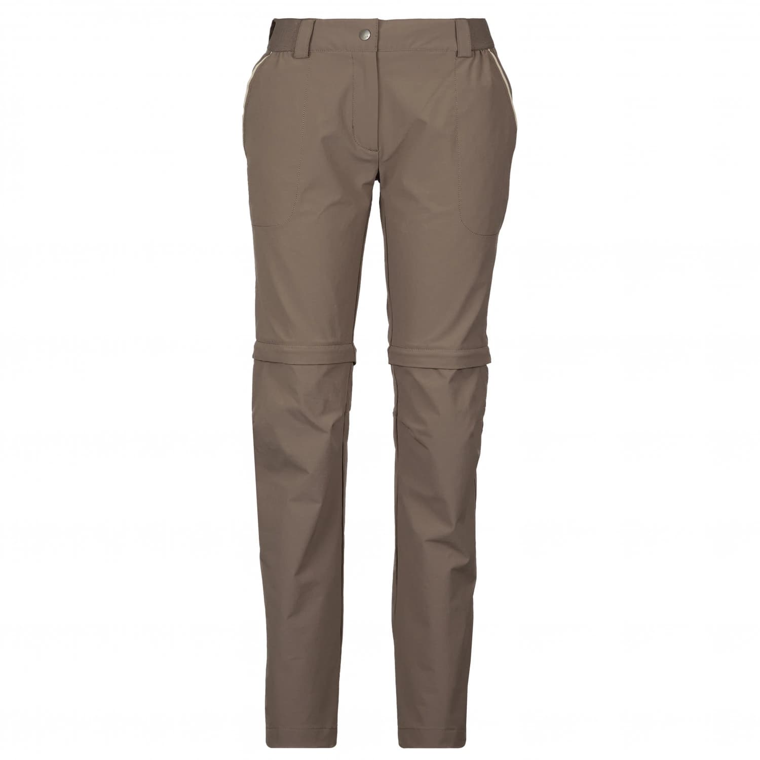 Дамски панталон със свалящи крачоли Vaude Women's Farley Stretch Zip Off Pants II Walking trousers - Coconut