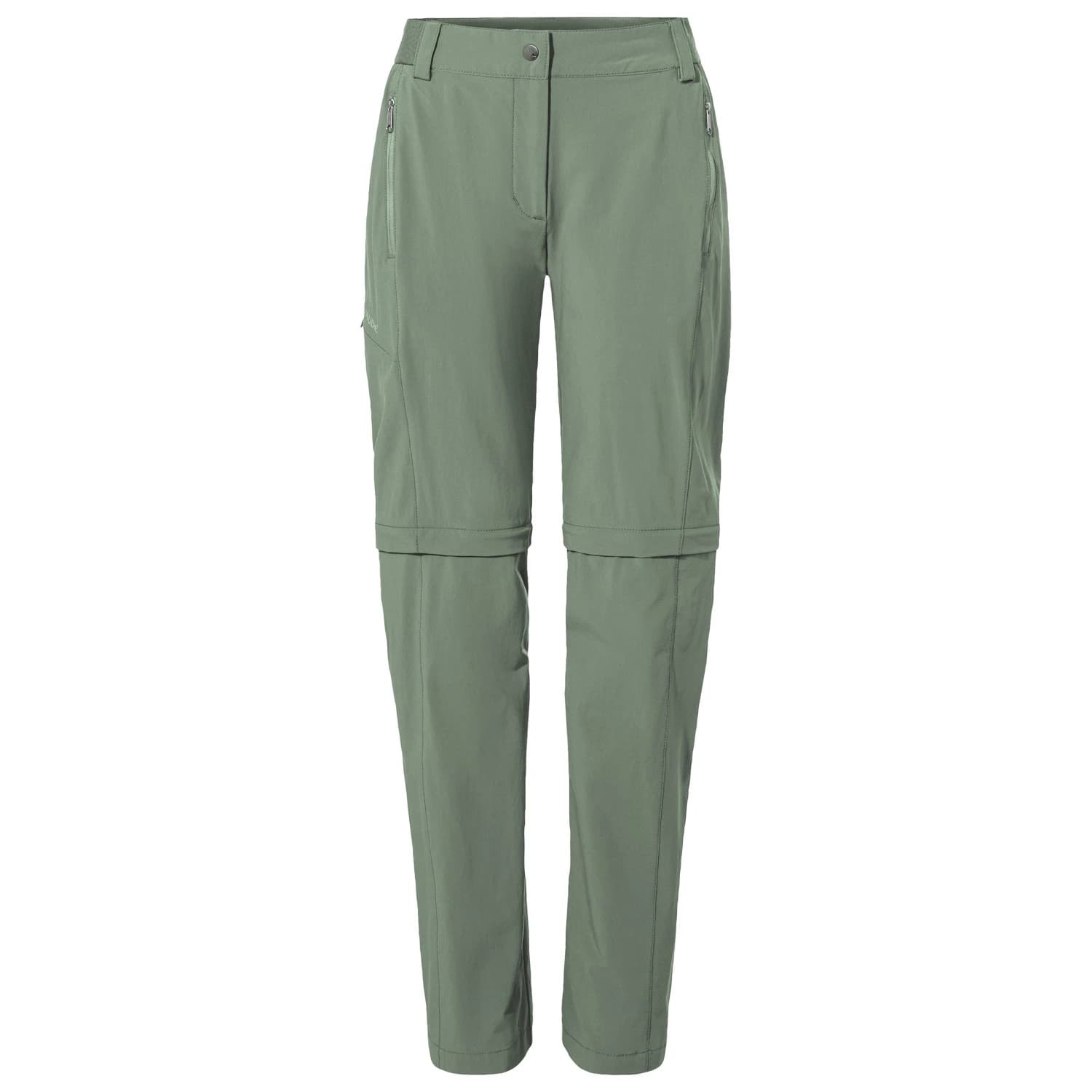 Дамски панталон със свалящи крачоли Vaude Women's Farley Stretch Zip Off T-Zip Pants II Walking trousers - Agave