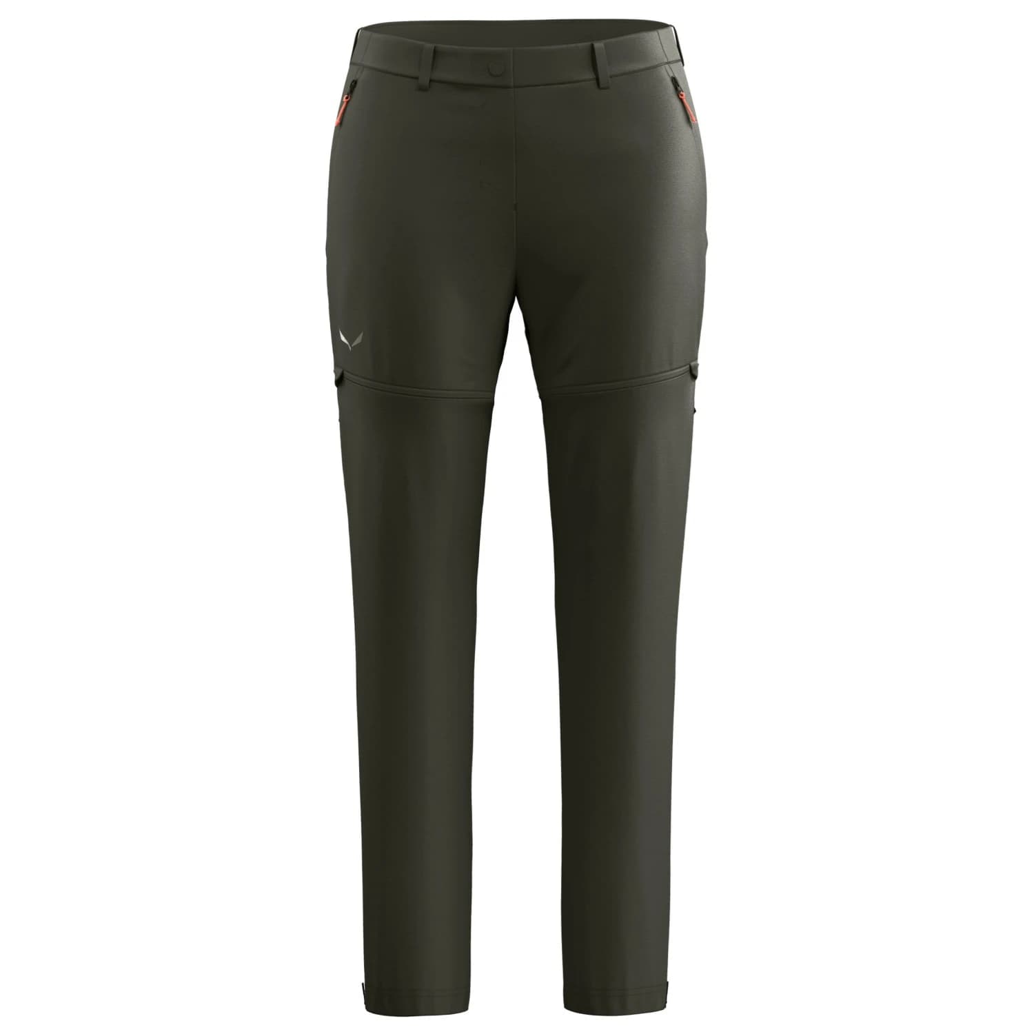 Дамски панталон със свалящи крачоли Salewa Women's Puez Talvena DST 2/1 Pant Walking trousers - Dark Olive