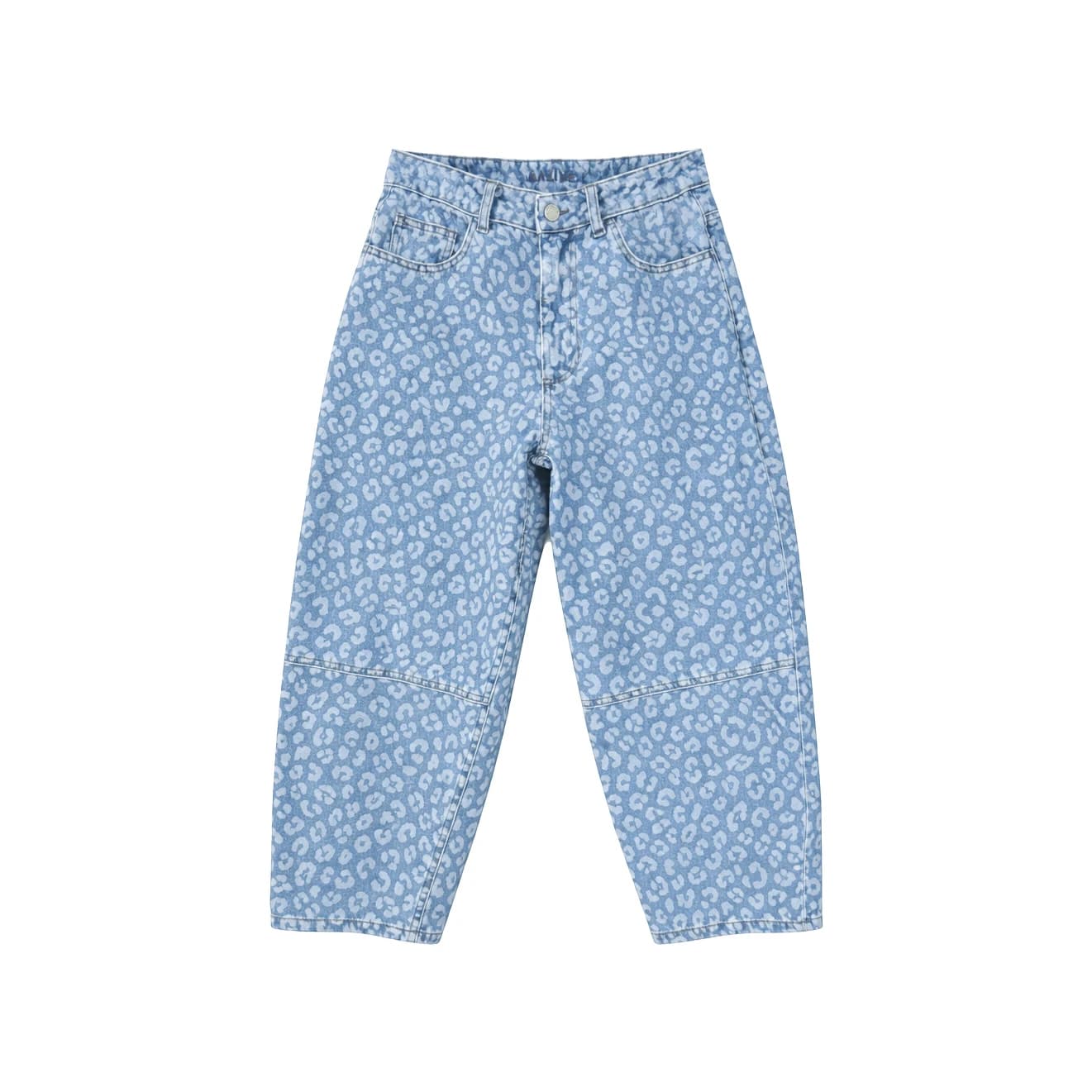 Дамски дънки Mazine Women's Printed Barrel Leg Denim Pants Jeans - Light Blue Wash