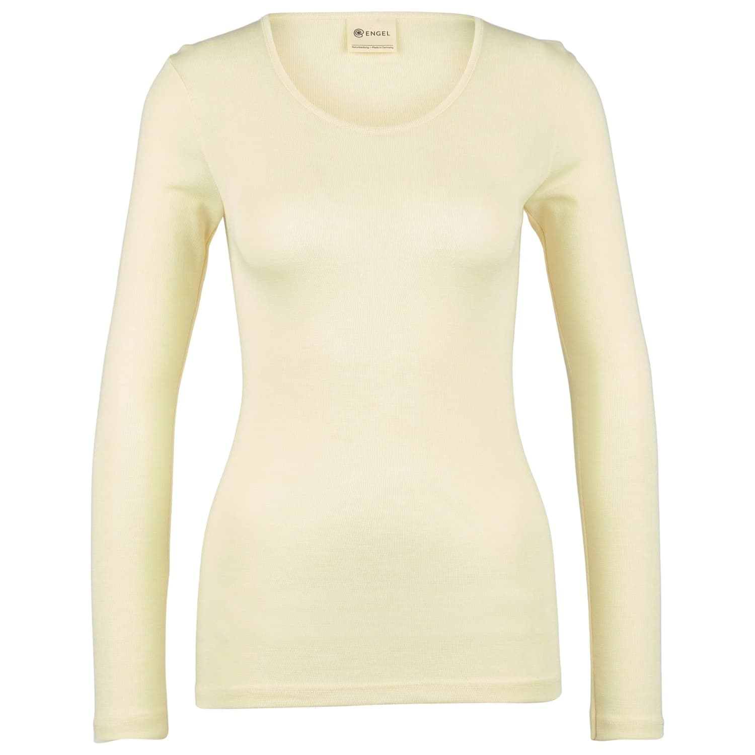 Дамско копринено термобельо Engel Women's Unterhemd L/S Merino base layer - Nature