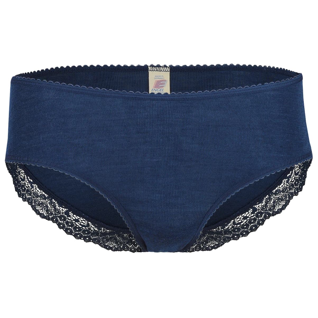 Дамско копринено термобельо Engel Women's Panty mit Spitze Silk base layer - Marine