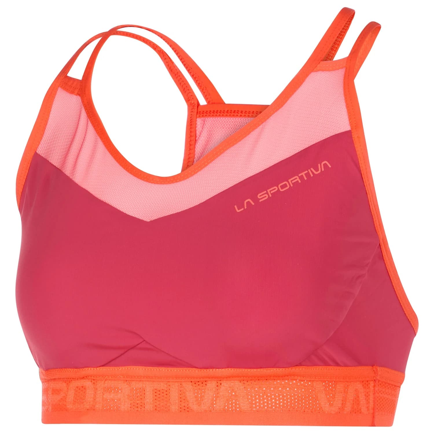 Дамски спортен сутиен La Sportiva Women's Wafaa Top Sports bra - Velvet / Flamingo