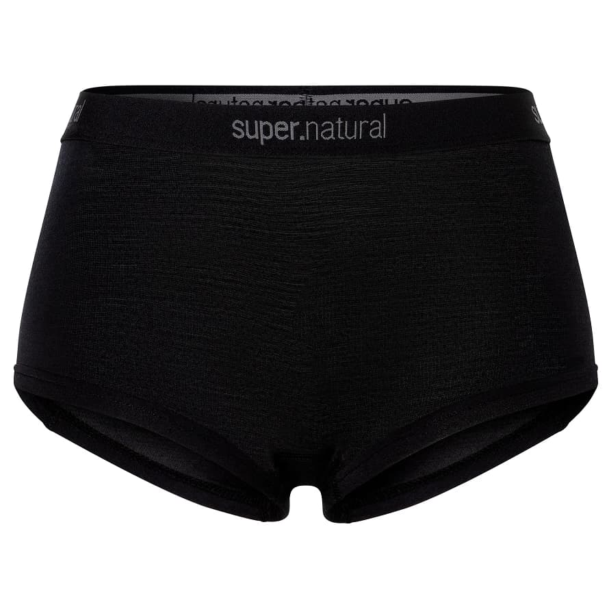 Дамско бельо super.natural Women's Tundra 175 Hipster 2 Pack Briefs - Jet Black / Jet Black