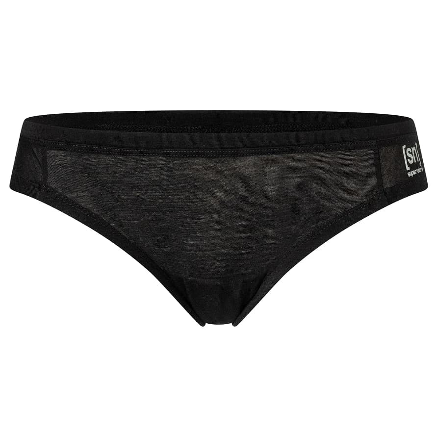 Дамско бельо super.natural Women's Tundra 175 Thong Briefs - Jet Black