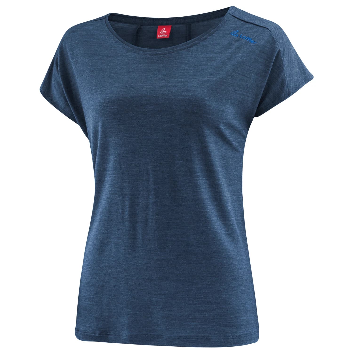 Дамско мериносово термобельо Löffler Women's Loose Shirt Merino Merino base layer - Dark Blue