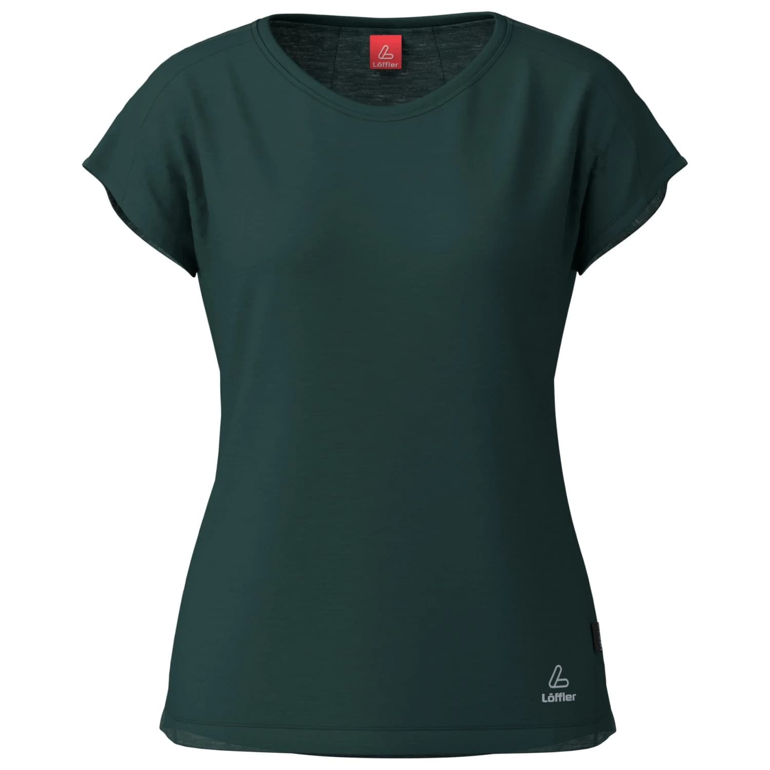 Дамско мериносово термобельо Löffler Women's Loose Shirt Merino Merino base layer - Forest
