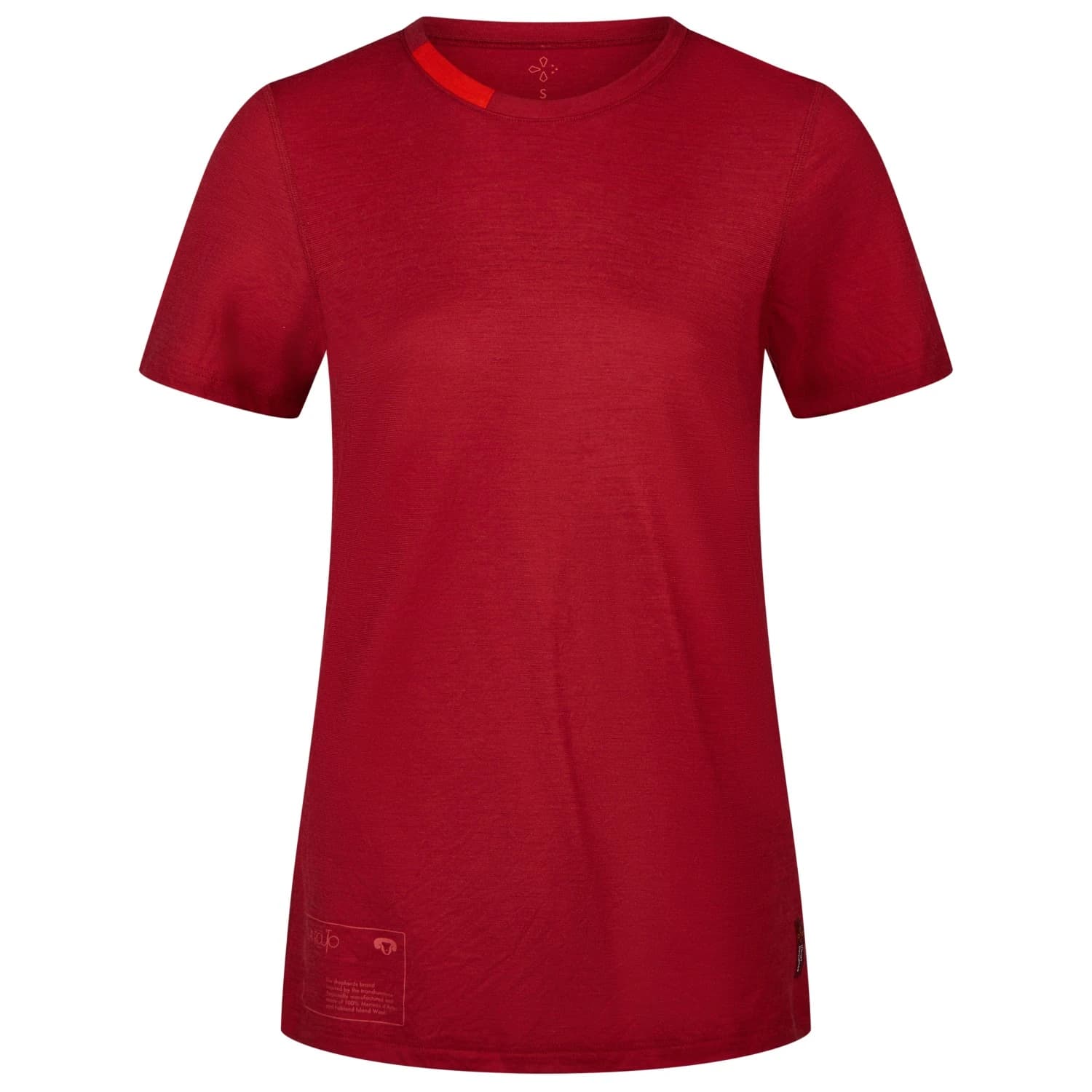 Дамско мериносово термобельо Transhumance Women's Basic T-Shirt Merino base layer - Rio Red