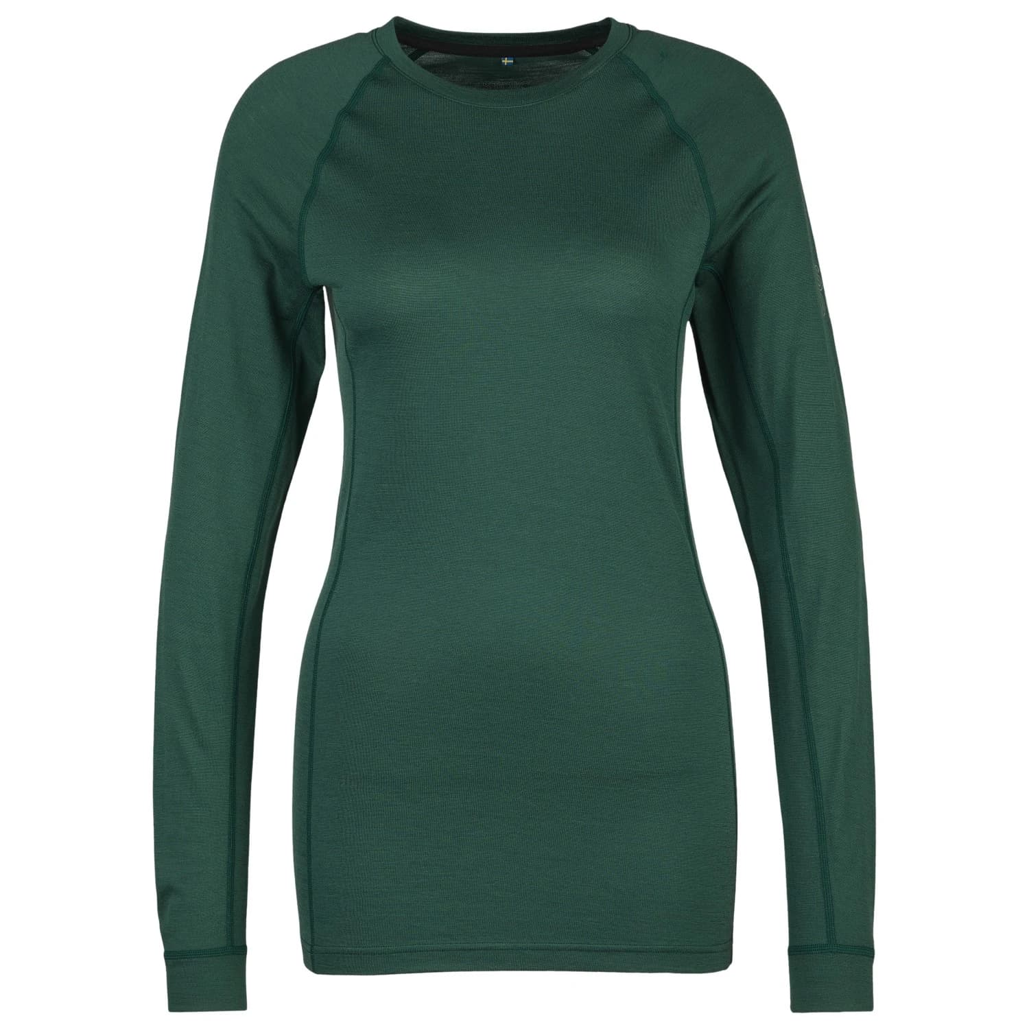 Дамско мериносово термобельо Stoic Women's Merino180 BengtSt. L/S Merino base layer - New Pine Green