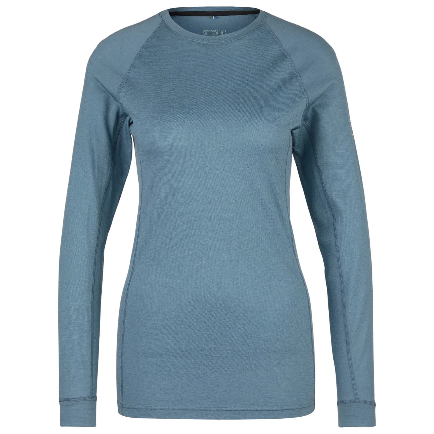Дамско мериносово термобельо Stoic Women's Merino180 BengtSt. L/S Merino base layer - Ocean Blue